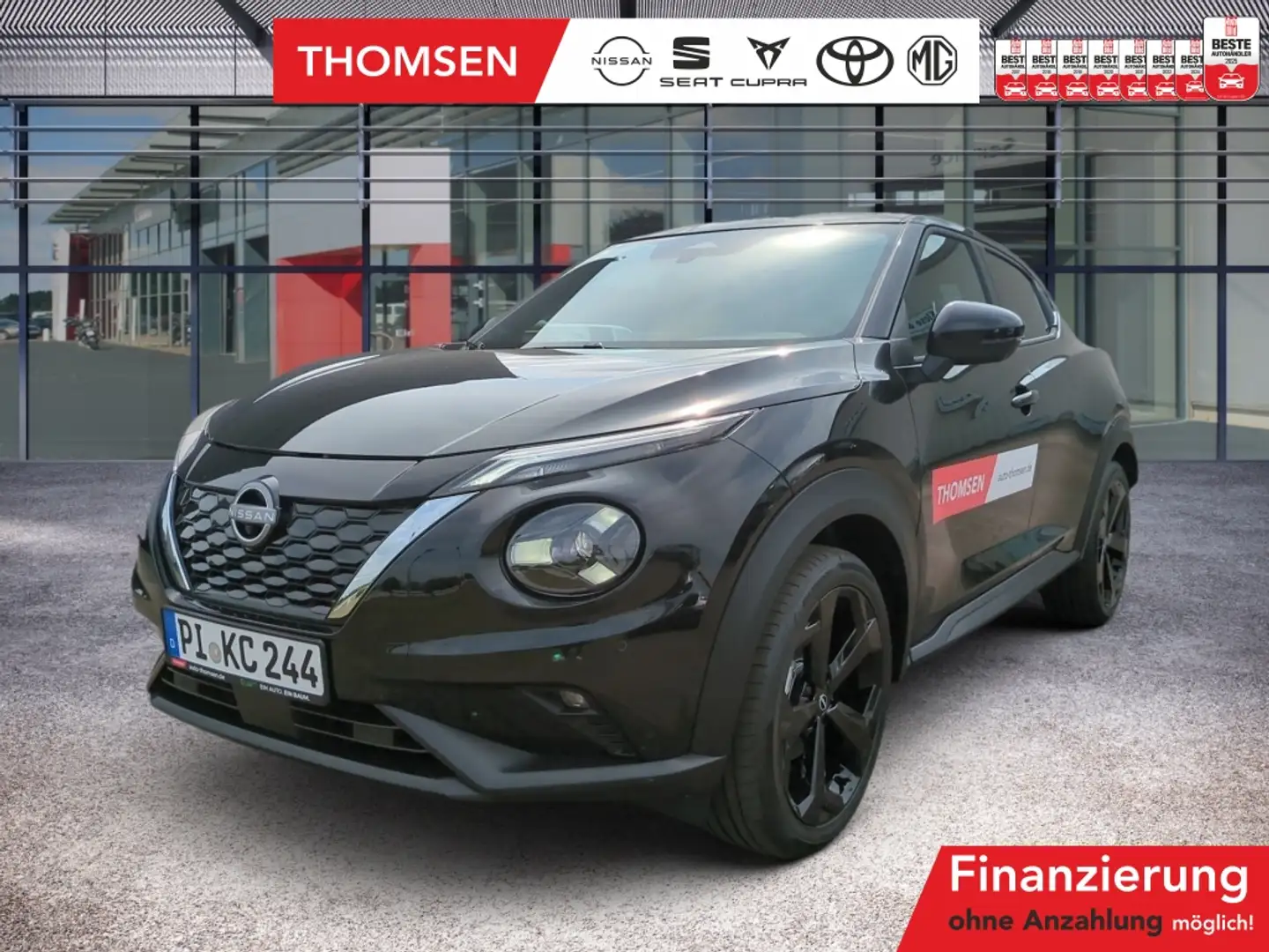 Nissan Juke 1.6 Tekna Navi ACC AUT LED Winterp. SpurH Schwarz - 1