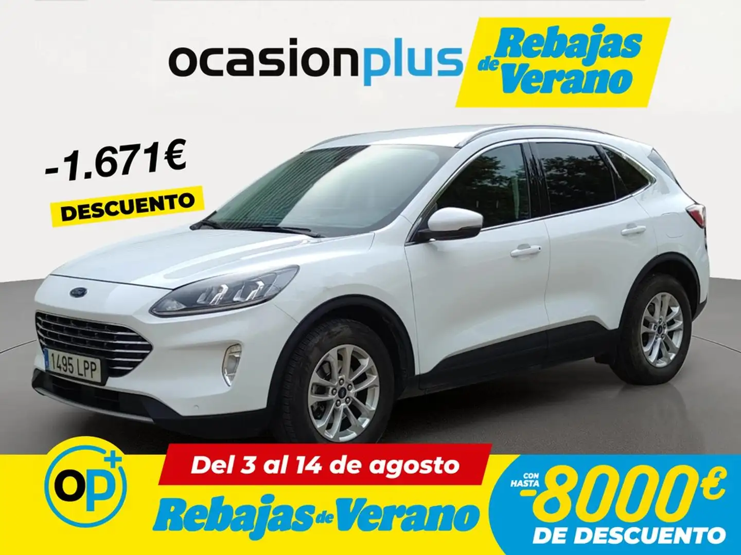Ford Kuga 1.5 EcoBlue Titanium FWD 120 Blanco - 1