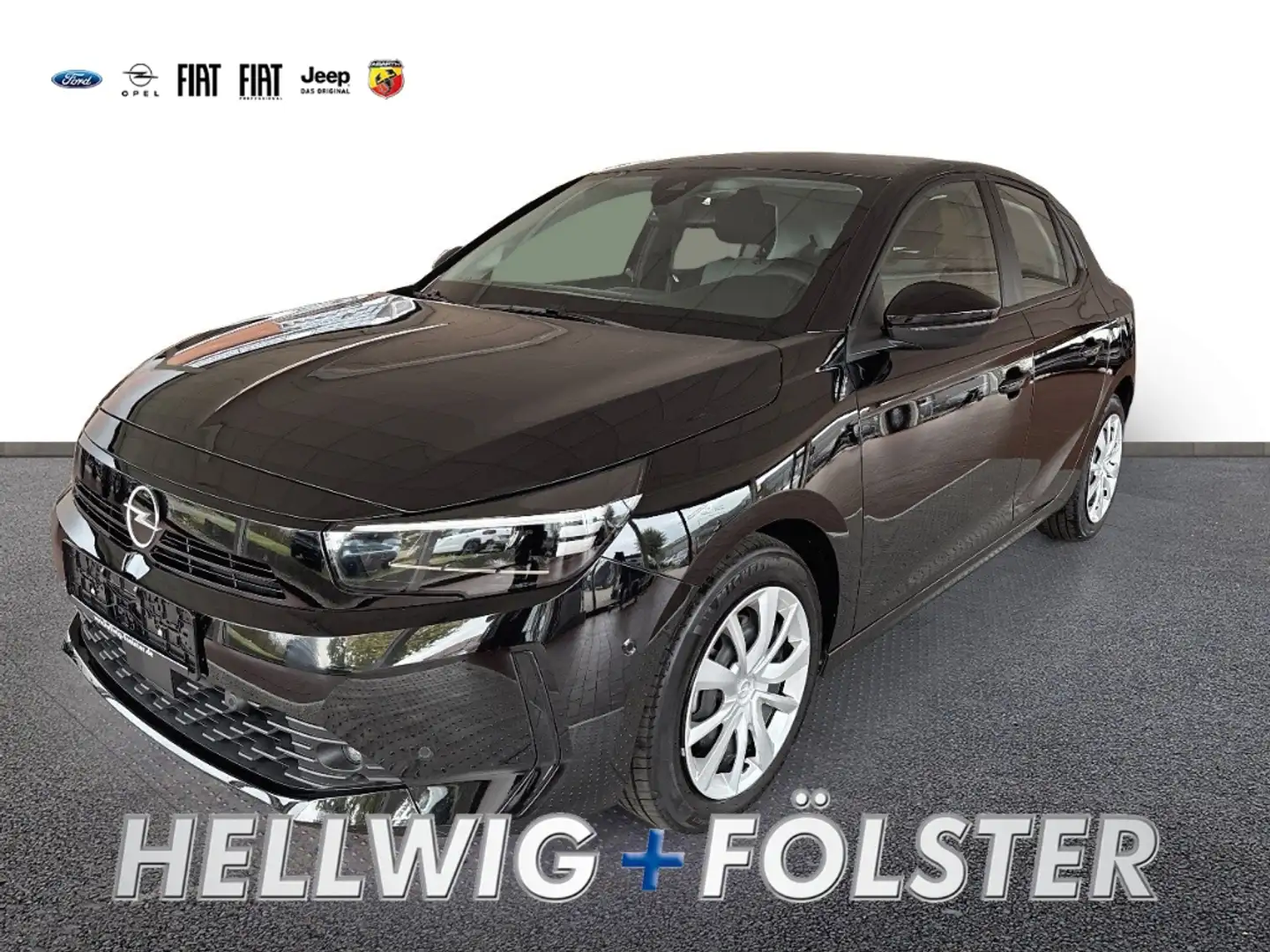 Opel Corsa F Basis 1.2 Turbo Shz Kamera Nero - 1