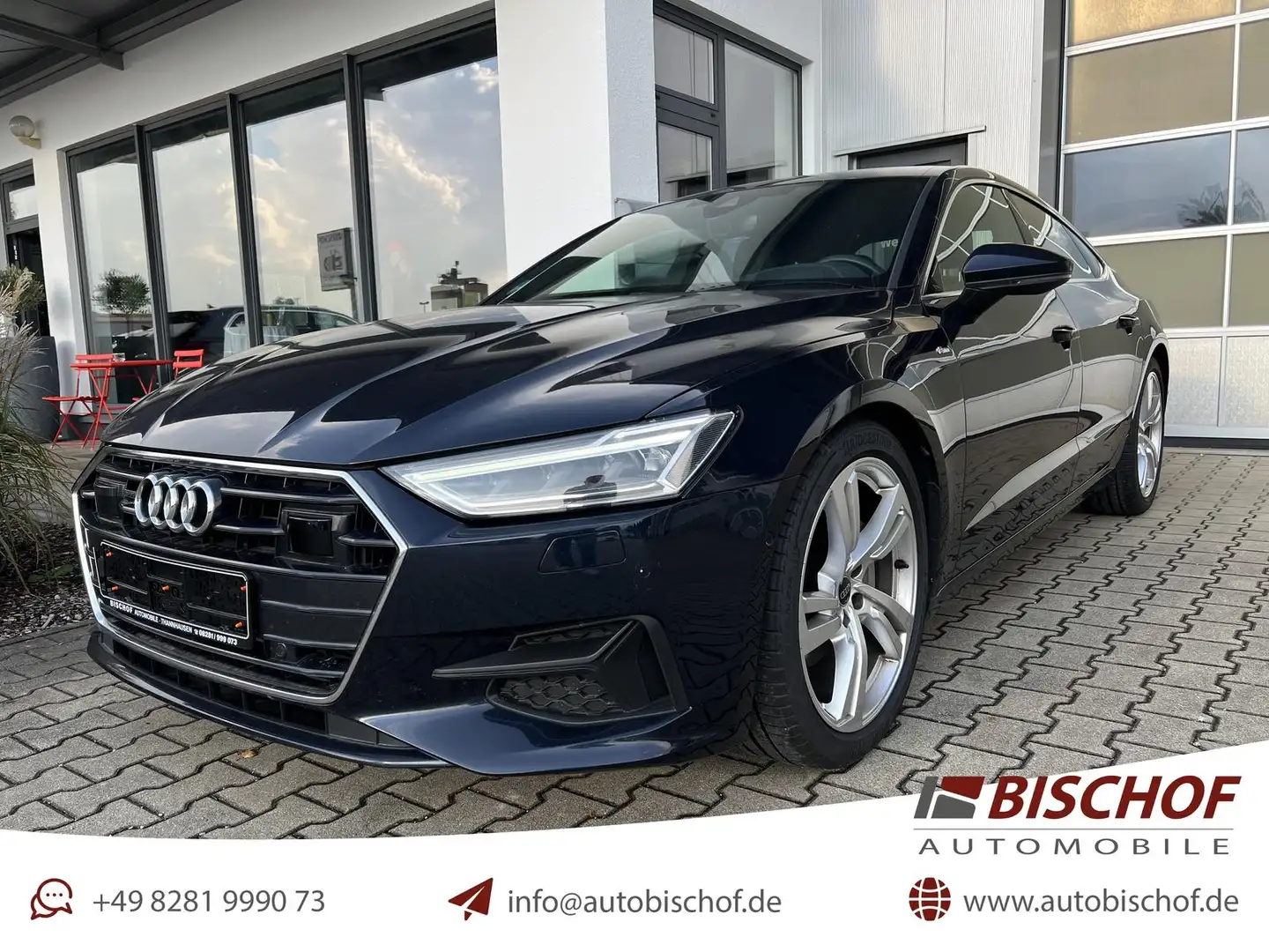 Audi A7 45 2.0 TFSI qu. S line Sport / Plus AHK B&O Blau - 1