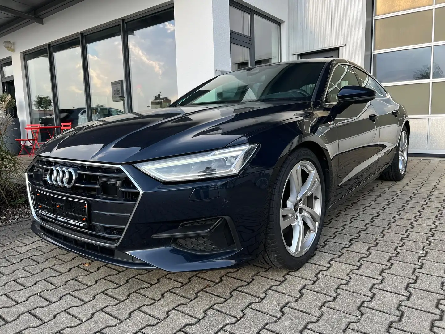 Audi A7 45 2.0 TFSI qu. S line Sport / Plus AHK B&O Blau - 2