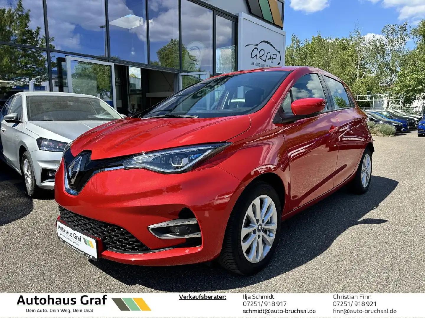 Renault ZOE Zoe Experience incl. 50 kwh Batterie*Klima*Kamera Rojo - 1
