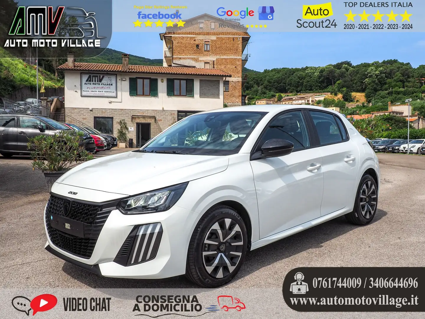 Peugeot 208 PureTech 100 Stop&Start 5 porte Style Km0 Bianco - 1