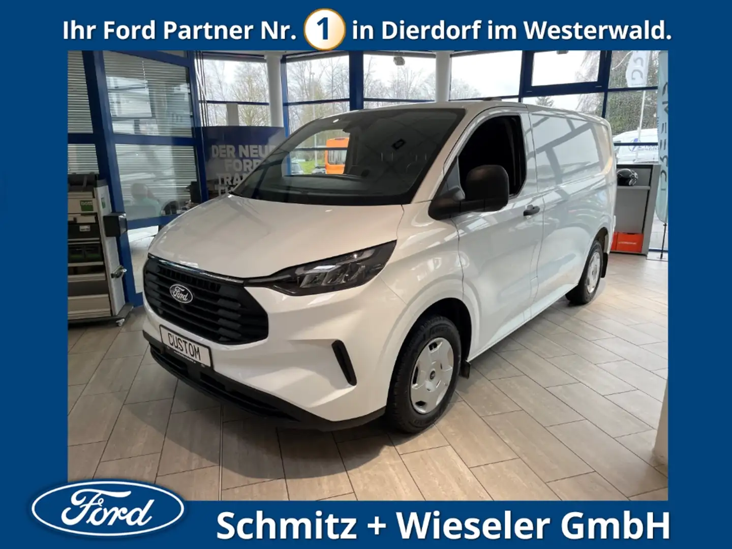 Ford Transit Custom Kasten Trend 280L1 136PS Allwetterrreifen Blanco - 1