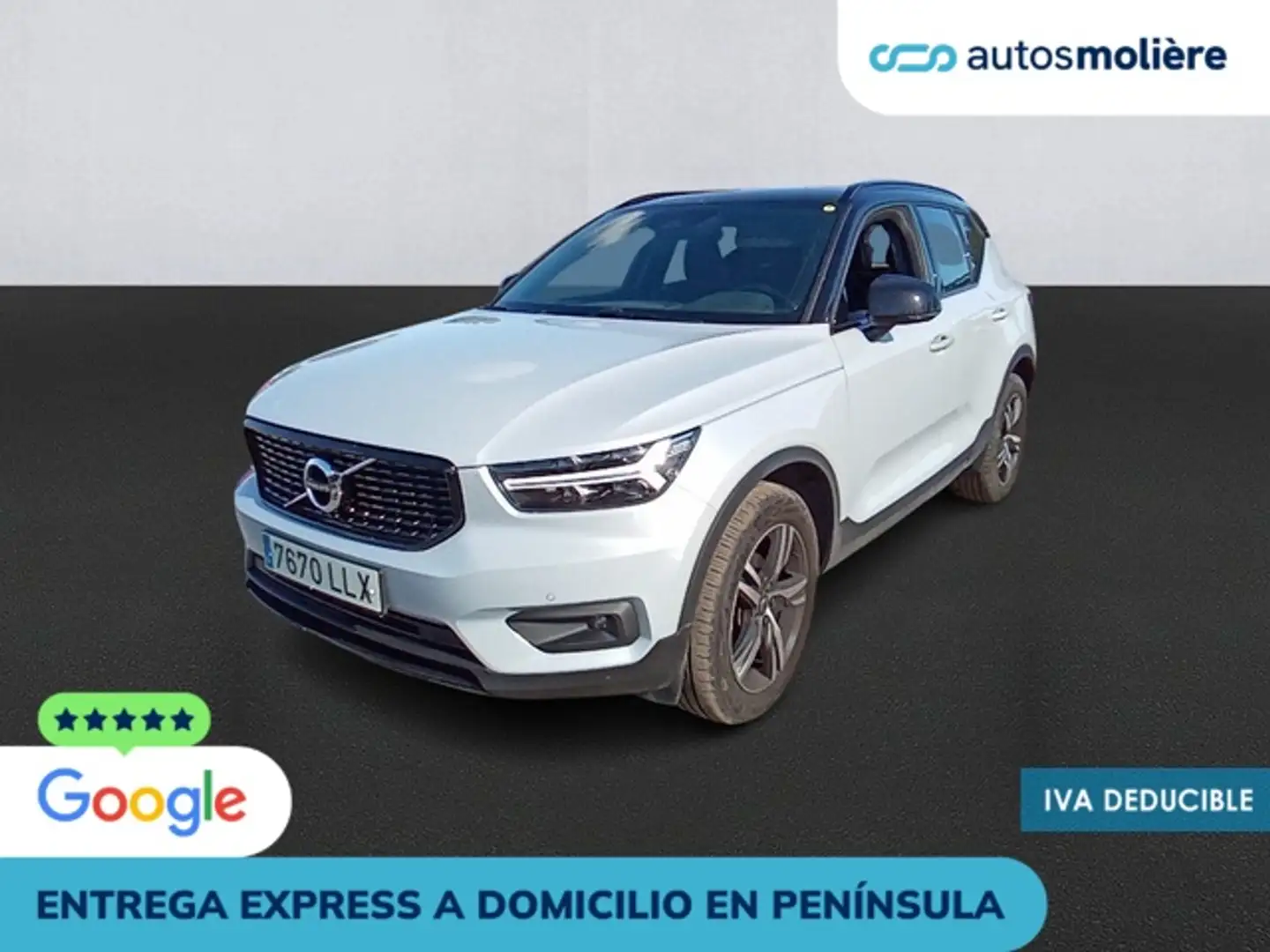 Volvo XC40 T3 R-Design Aut. Plateado - 1