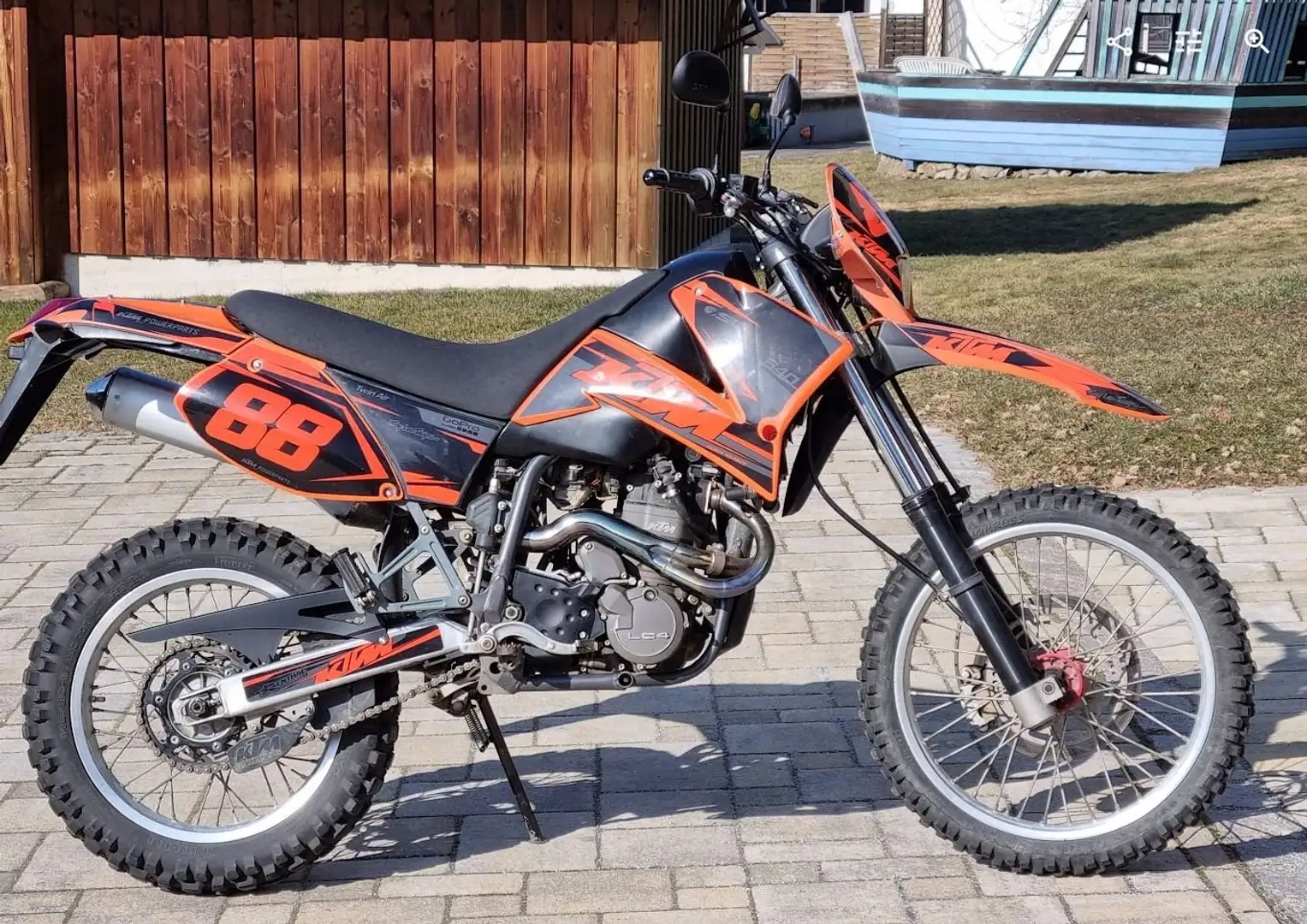 KTM 640 LC 4 Enduro Pomarańczowy - 2