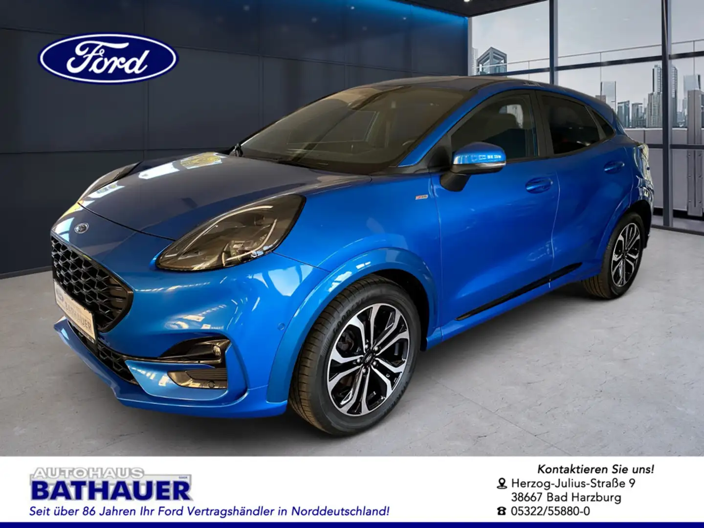 Ford Puma 1.0 EcoBoost ST-Linie Blau - 1