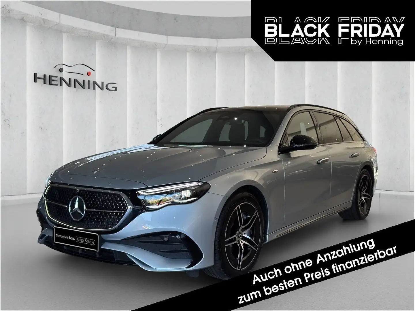 Mercedes-Benz E 300 T de AMG Prem Night Pano AHK 360° Burmeste Silber - 1