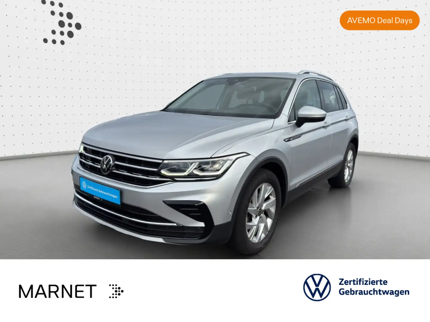 Volkswagen Tiguan 2.0 TDI DSG  Elegance* Navi* Pano* StHzg* Silber - 1