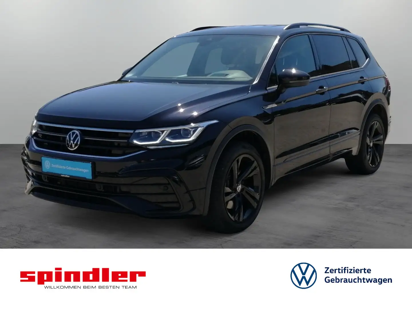 Volkswagen Tiguan Allspace R-Line Black 2.0 TDI DSG AHK RFK Schwarz - 1