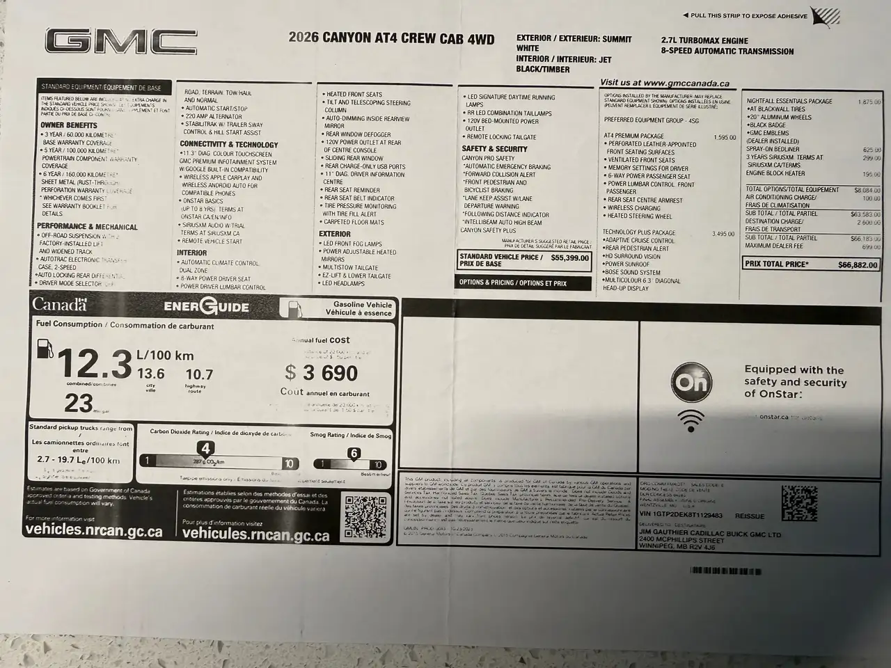 2026 GMC Canyon