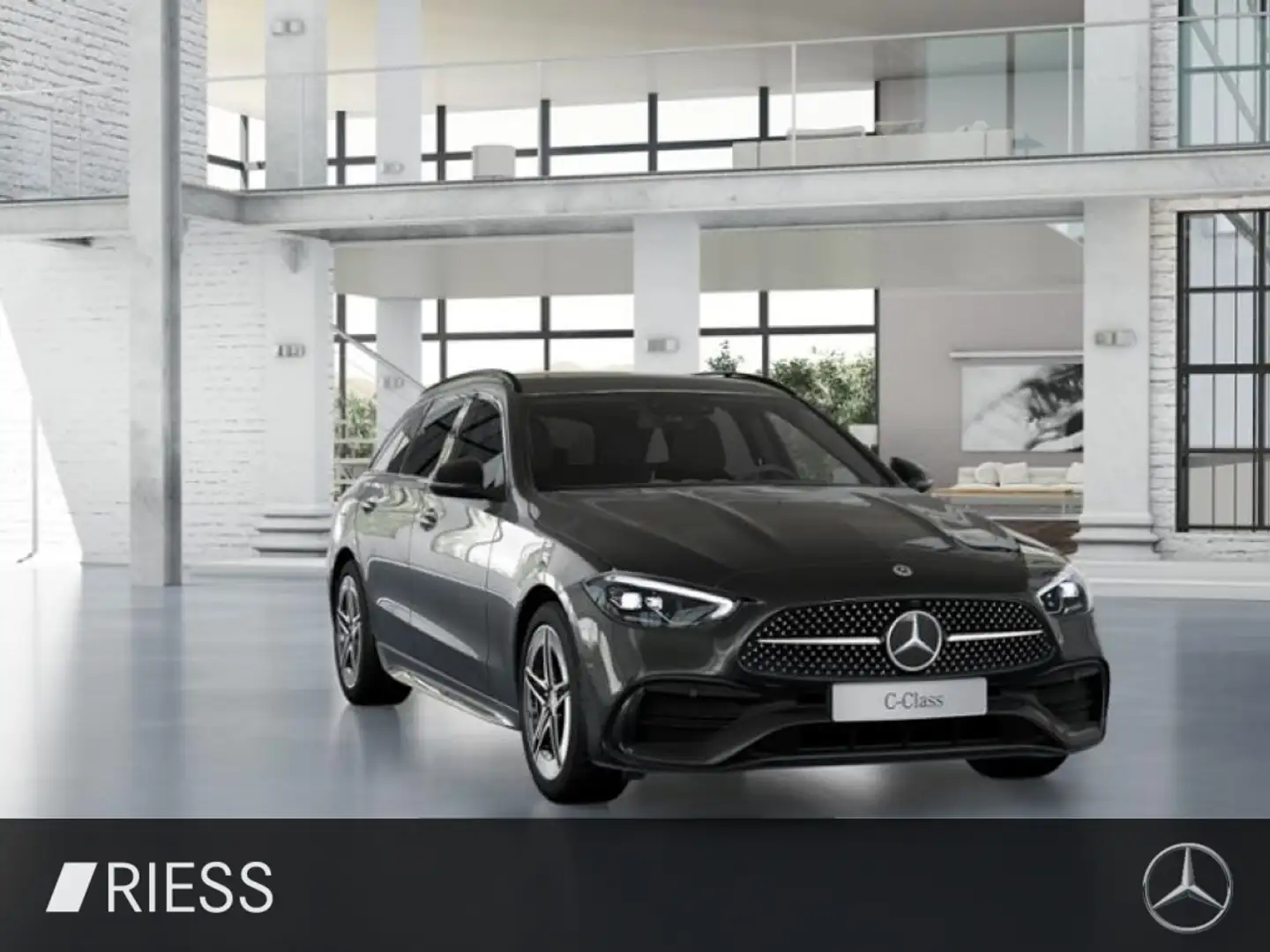 Mercedes-Benz C 200 T AMG+AHK+Distronic+LED+MBUX+Night+Ambient Grau - 2