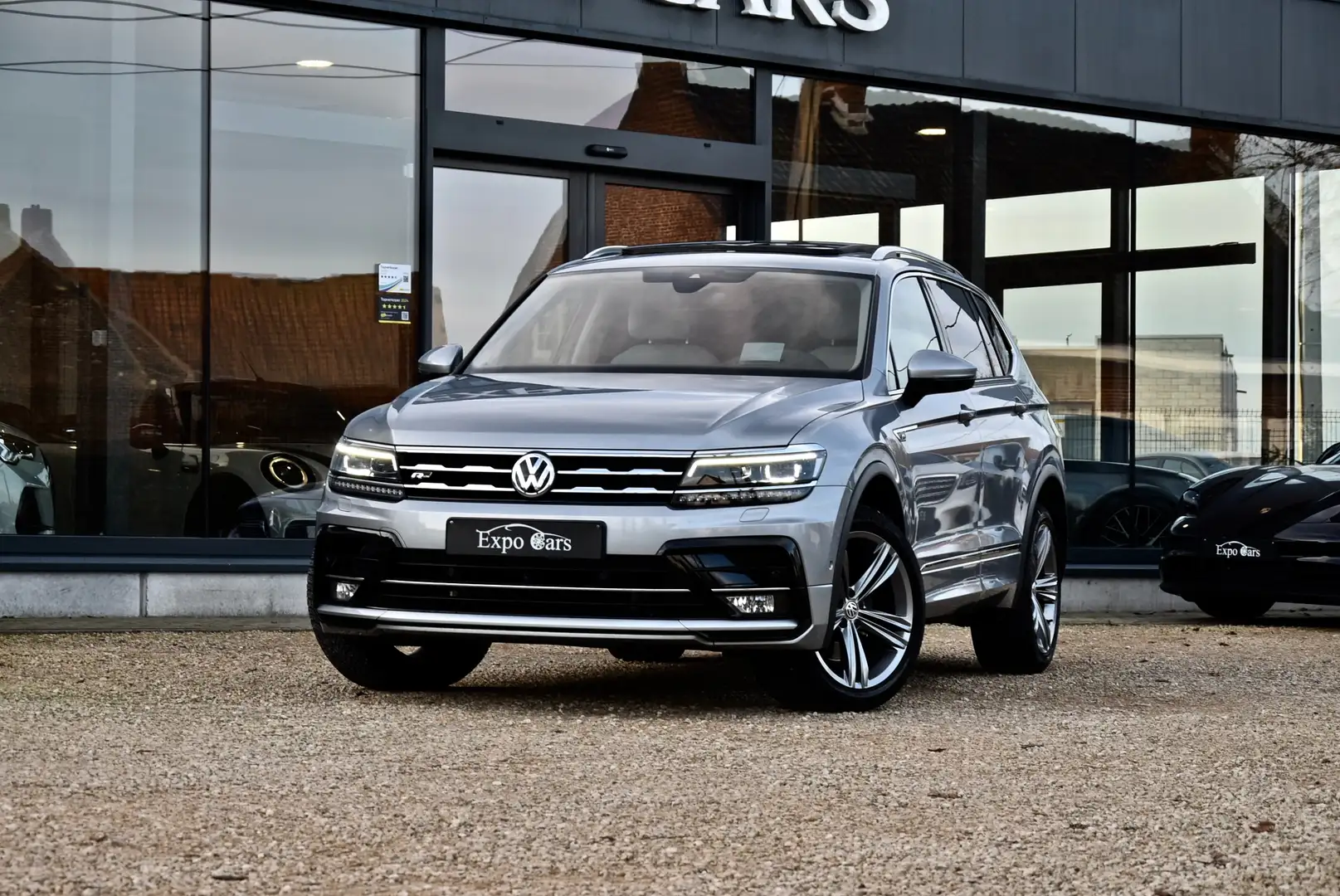 Volkswagen Tiguan Allspace 2.0TSI 4Motion DSG R-Line*PANO DAK*HEAD-UP*CAMERA* Grau - 1