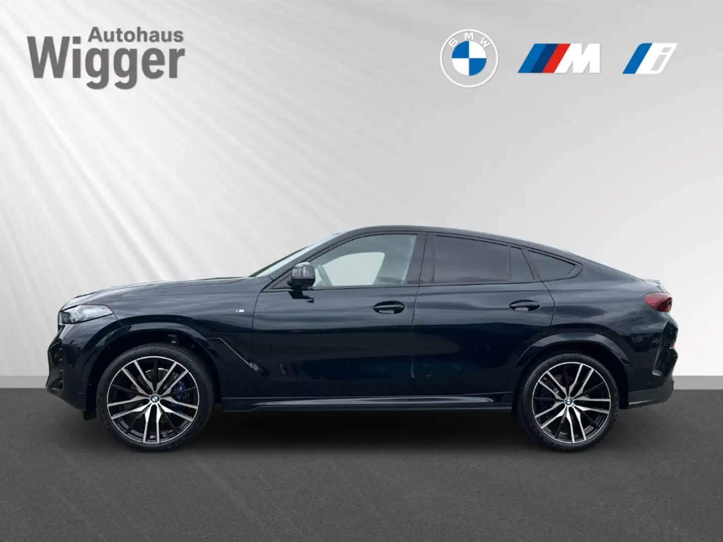BMW X6 40i/Sportpaket/AD/AHK-el. klappb./Panorama Schwarz - 2