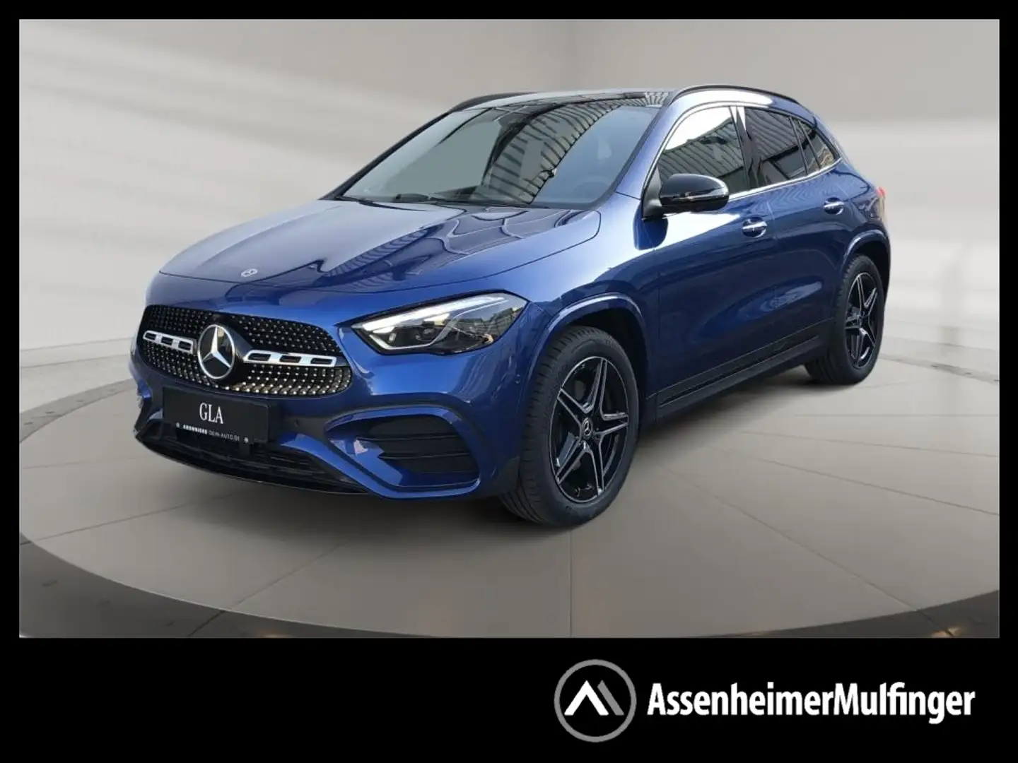 Mercedes-Benz GLA 220 d 4MATIC +MBUX+AMG+Wide+Pano+Burm+AHK+LM Blau - 1