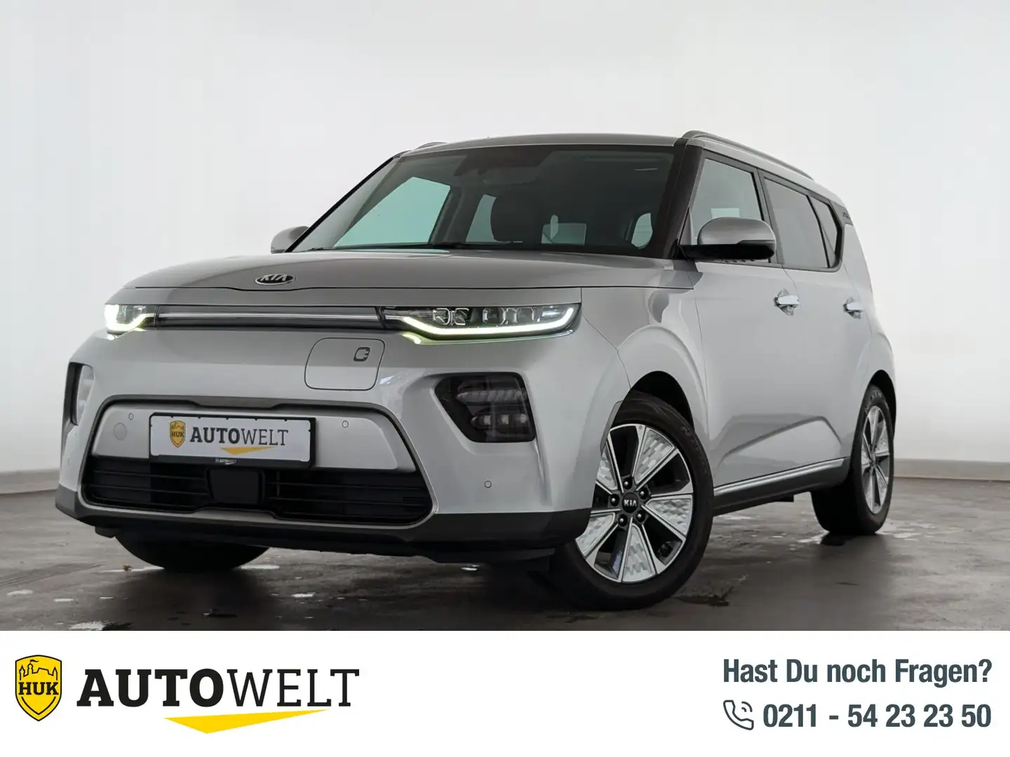 Kia Soul e-Soul Spirit (64kWh) LED+NAVI+RFK+SHZ+ACC+ BC Stříbrná - 1