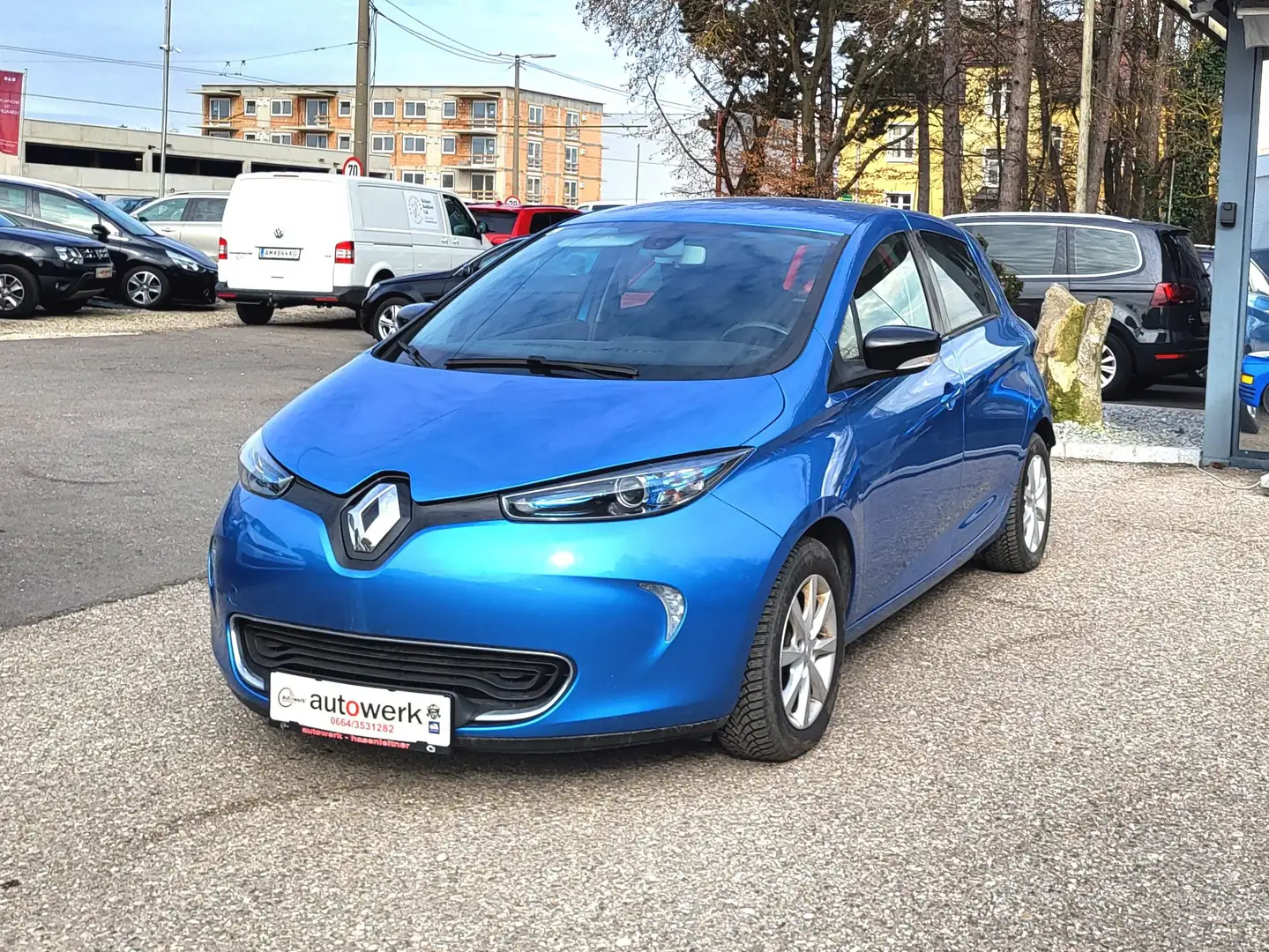 Renault ZOE Intens, 22KW Elektro Blau - 1