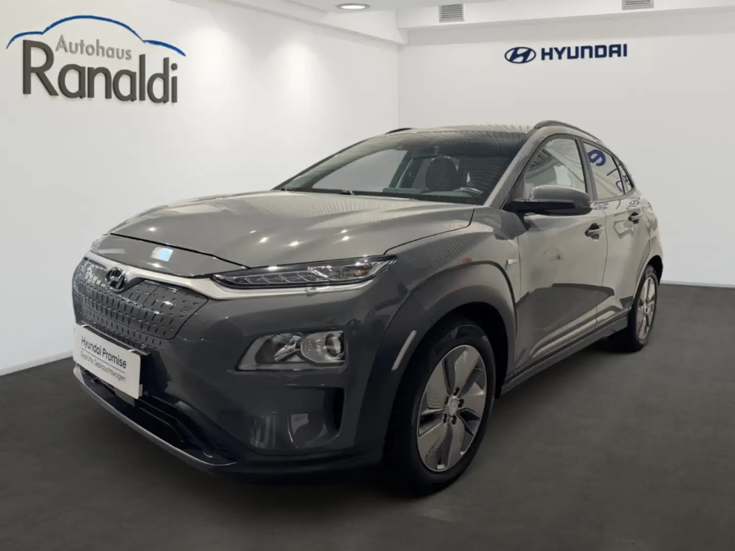 Hyundai KONA Advantage Elektro 2WD 100kW+Navi+SOH 97,5% Gris - 1