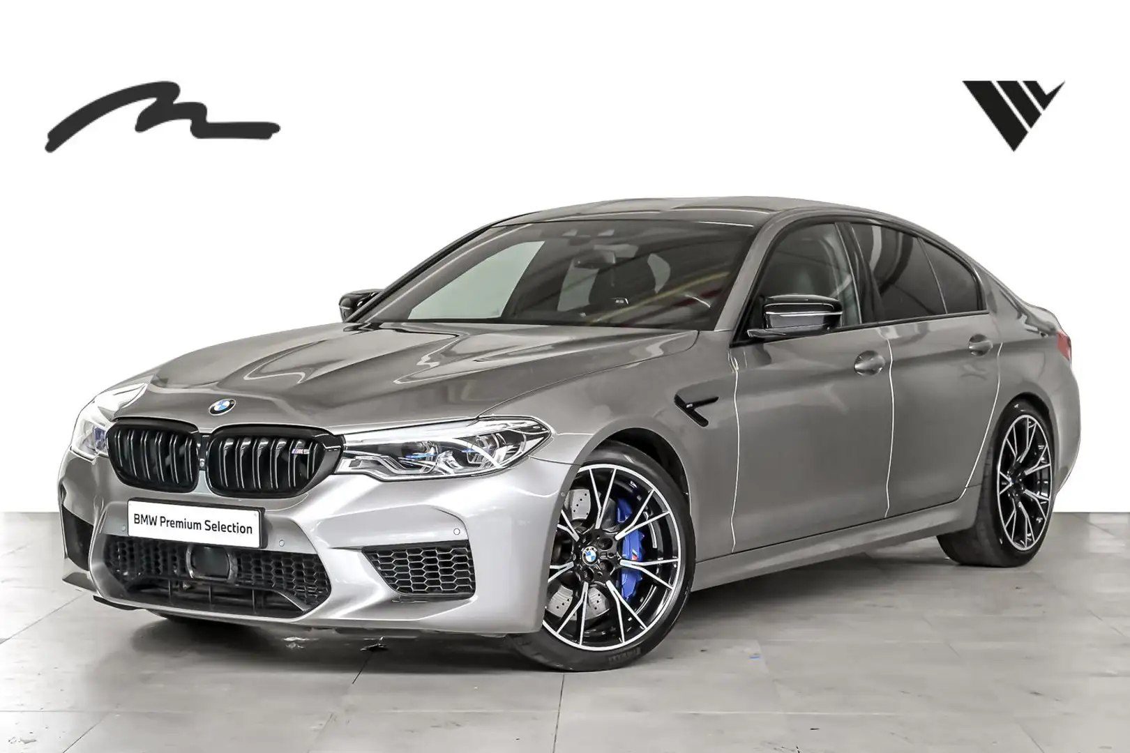 BMW M5 2ans/jaar garantie-NEW PRICE:148.419€ Gris - 1
