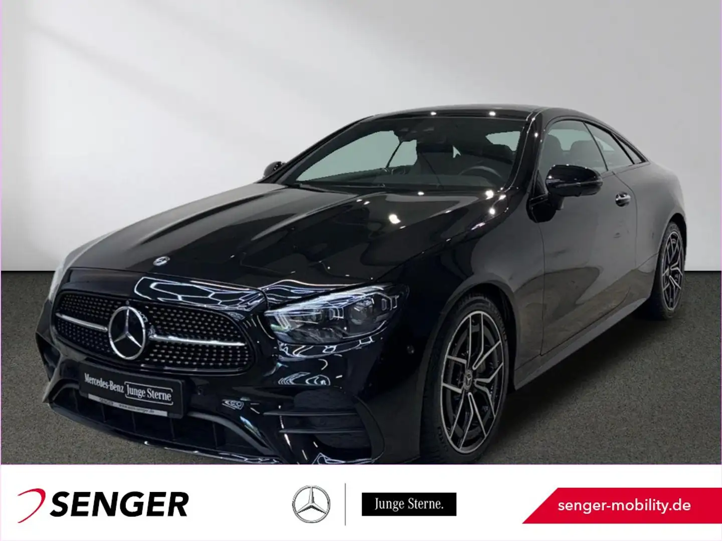 Mercedes-Benz E 300 Coupé AMG Distronic Pano Multibeam 360°-K. Noir - 1