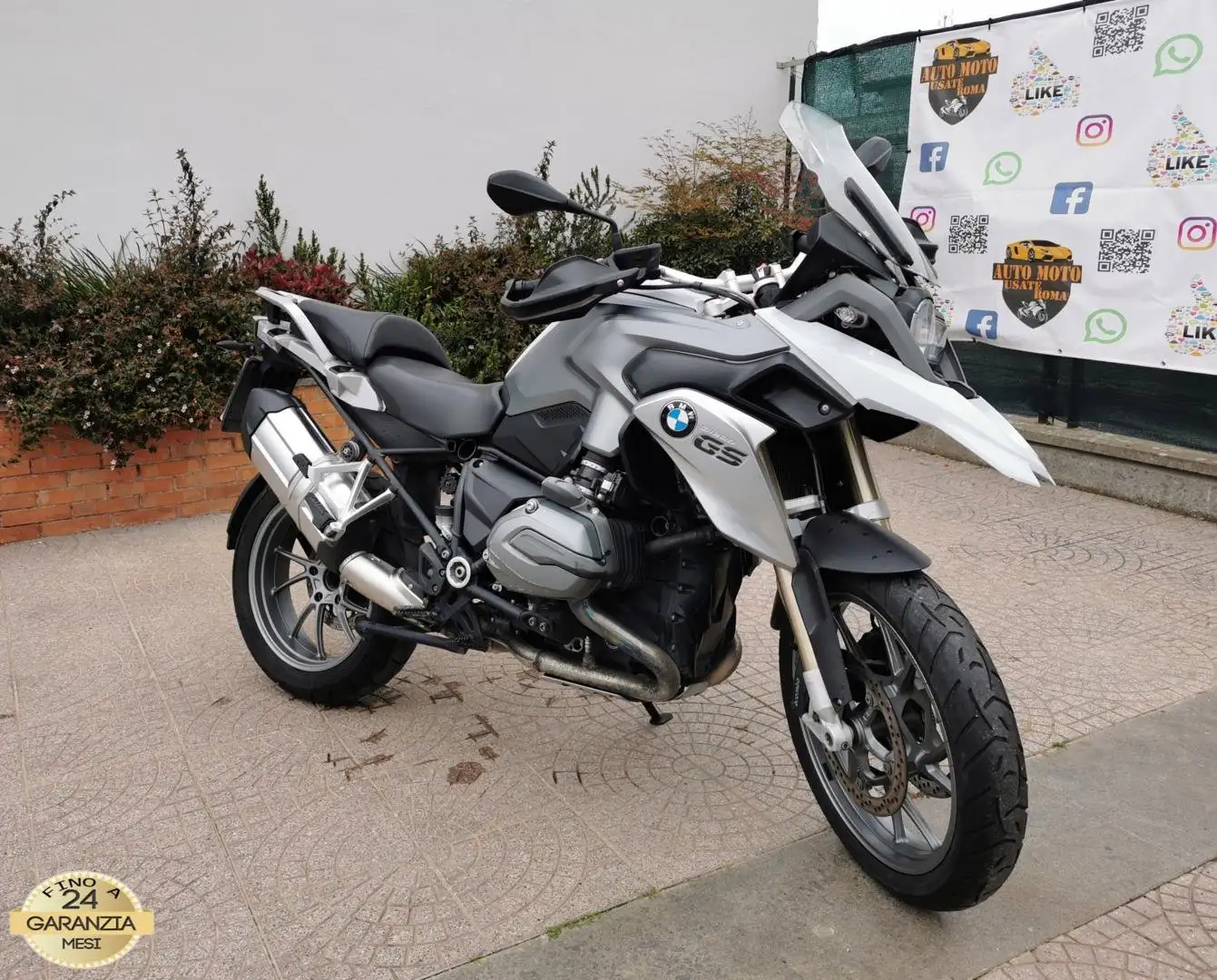 BMW R 1200 GS ABS ASC - 2016 - RATE AUTO MOTO SCOOTER Argento - 1