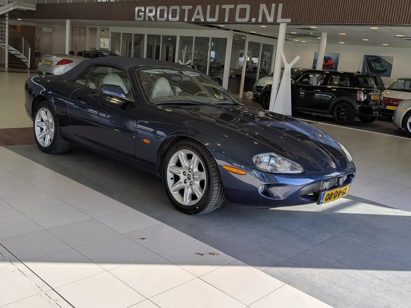 Jaguar XK8 4.0 V8 Convertible Automaat 1e eigenaar, Airco, Cr Blauw - 1