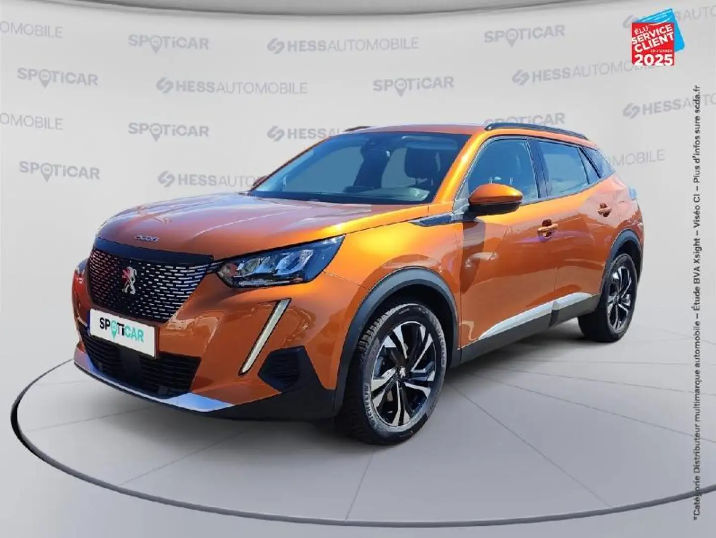 Peugeot 2008 1.2 PureTech 130ch S/S Allure EAT8 Camera Carplay Orange - 1
