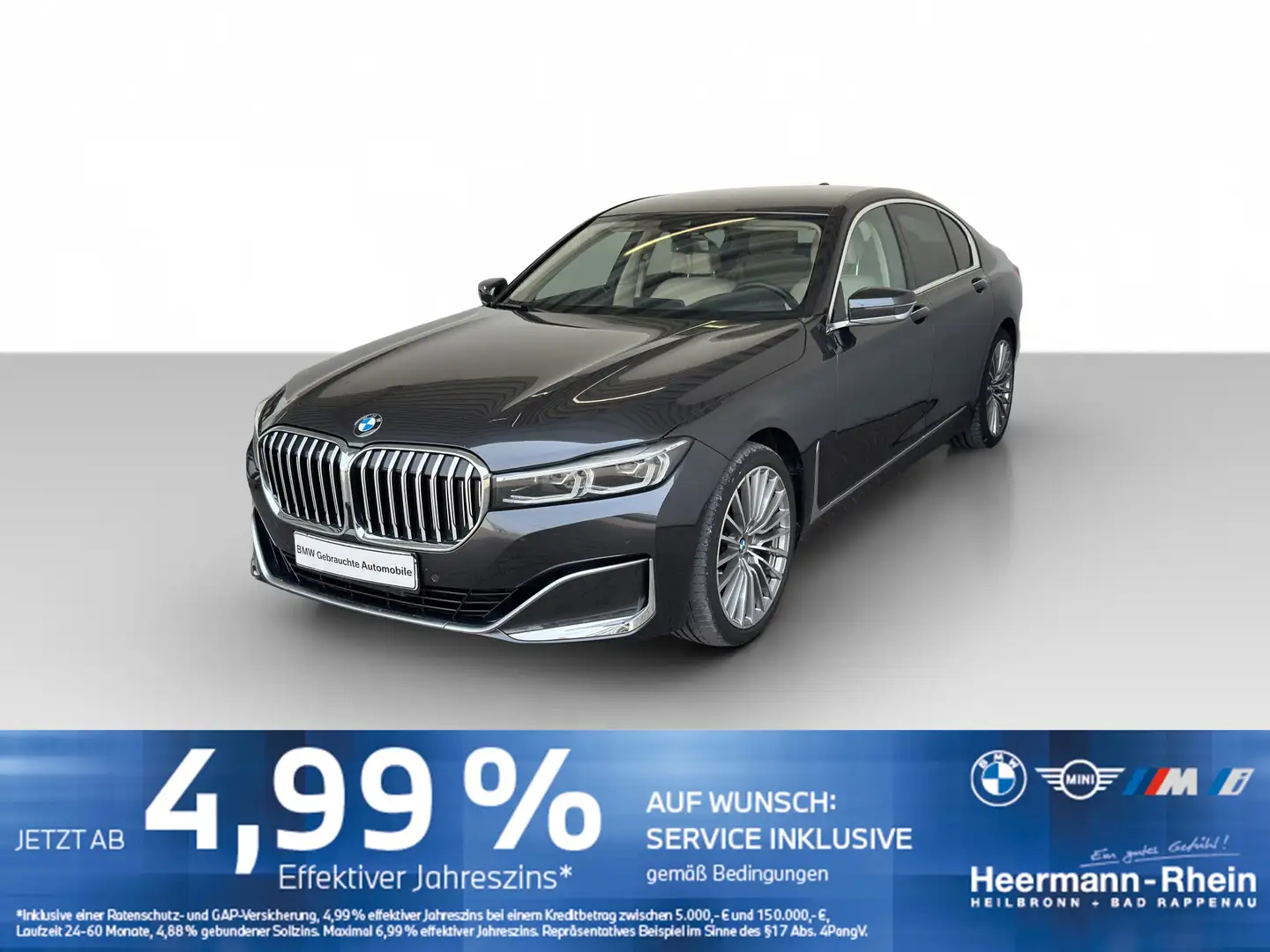 BMW 740 dA xDrive Lim. NaviProf.Standh.HUD.LED.Gestik Grau - 2