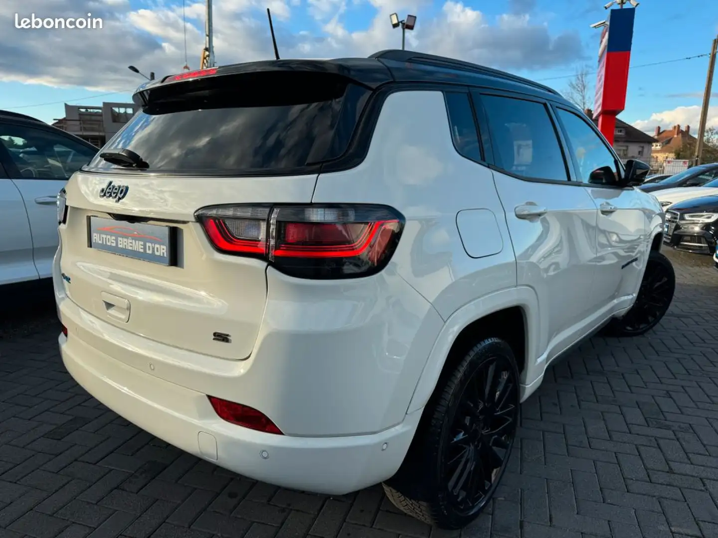 Jeep Compass Compass 1.3 PHEV T4 240 ch 4xe eAWD Blanc - 2