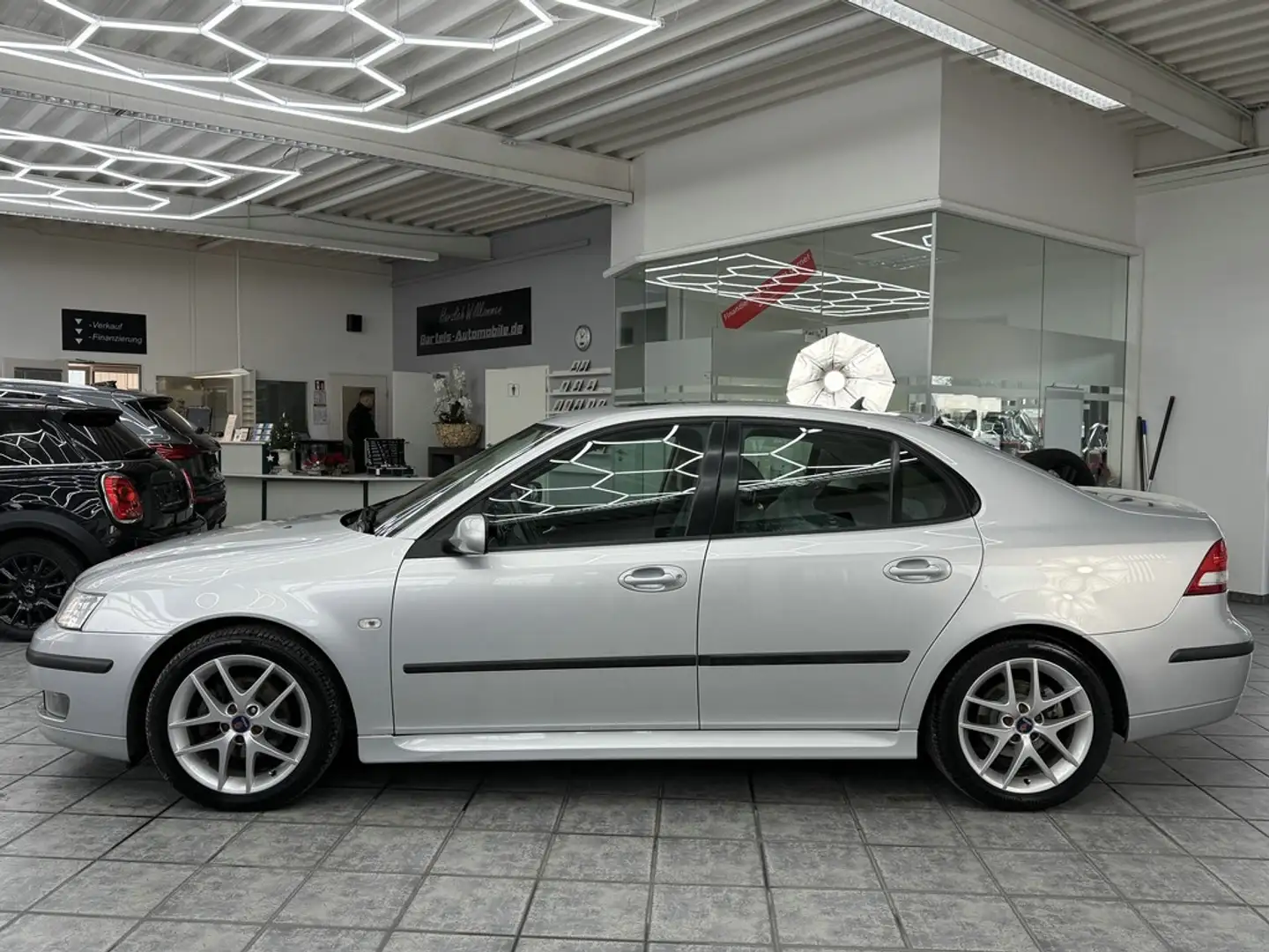 Saab 9-3 2.0 T Arc, Automatik, Leder, Klima, Sitzh. Silber - 2