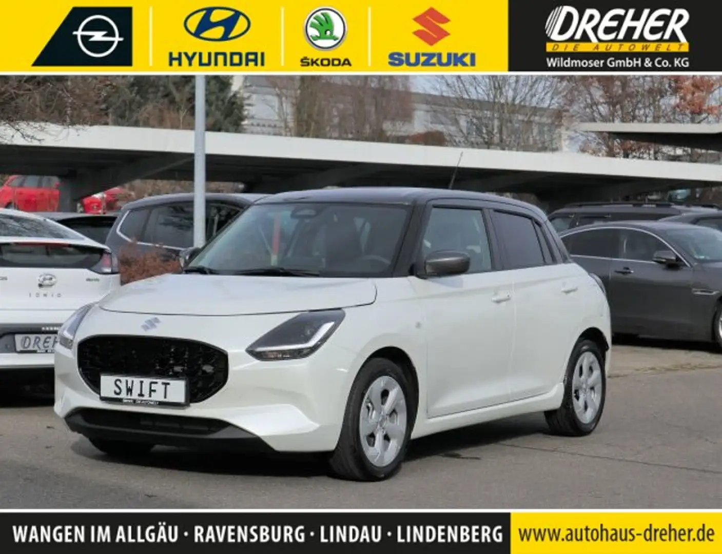 Suzuki Swift Swift Comfort Hybrid/LED/Alu/ACC/Klima/Kamera Weiß - 1