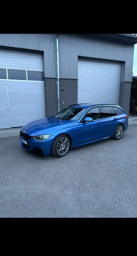 BMW 318 318d Touring Österreich-Paket Aut. Blau - 2