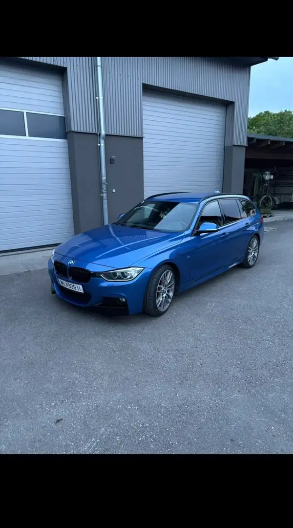 BMW 318 318d Touring Österreich-Paket Aut. Blau - 1
