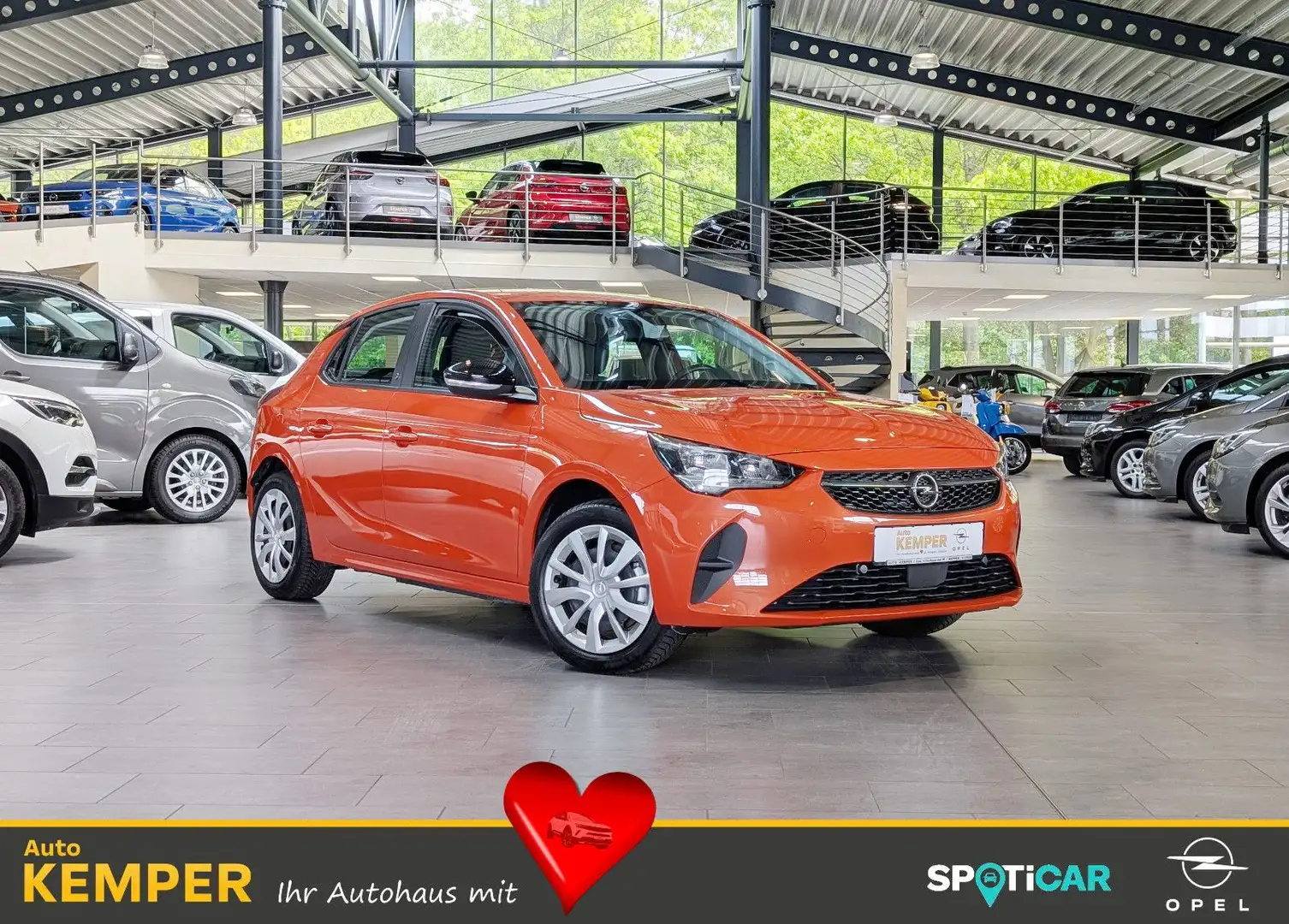 Opel Corsa -e Elektro Edition *SHZ*Tempomat* Naranja - 1