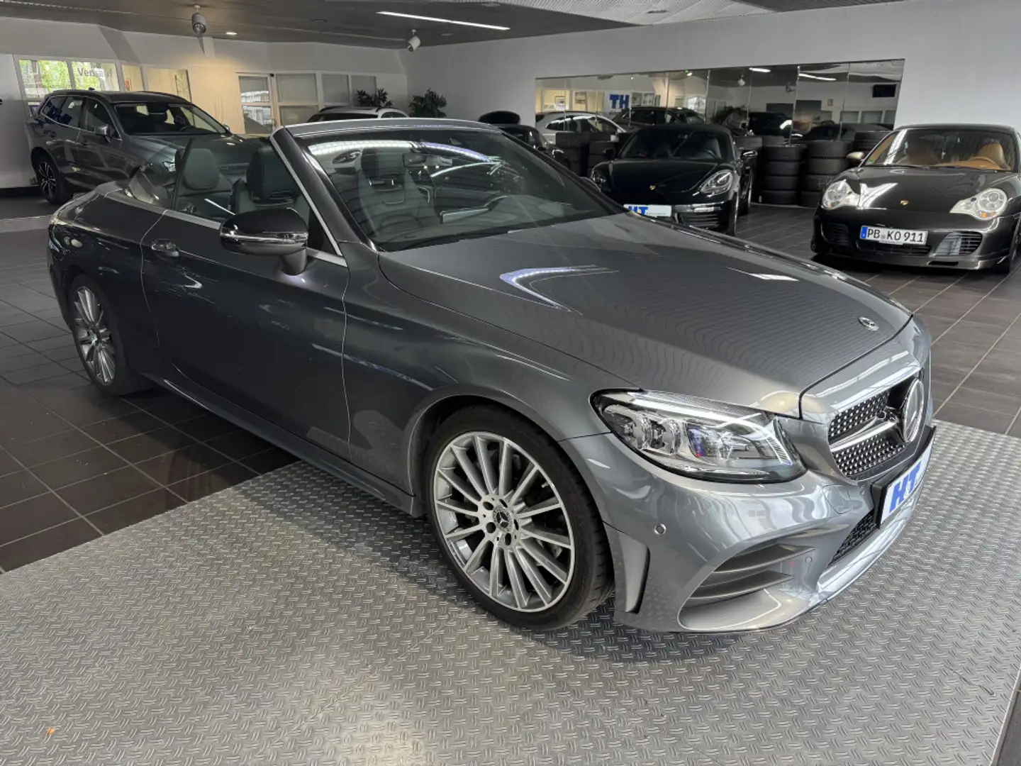 Mercedes-Benz C 400 HuD LED Night Burmester Gri - 2