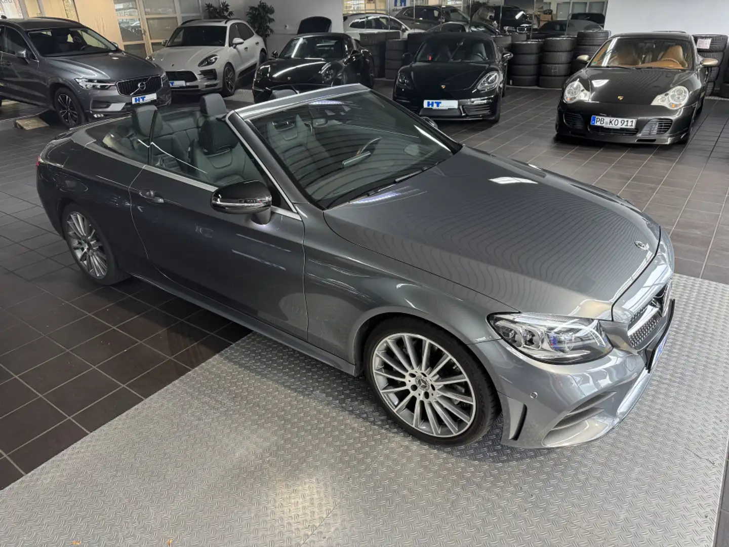 Mercedes-Benz C 400 HuD LED Night Burmester Gri - 1