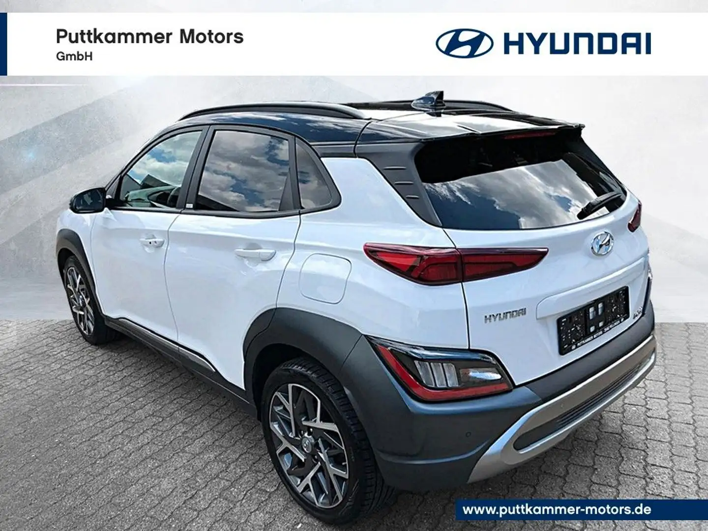 Hyundai KONA 1.6 GDi Hybrid Prime Navi/LED/Head up Weiß - 2