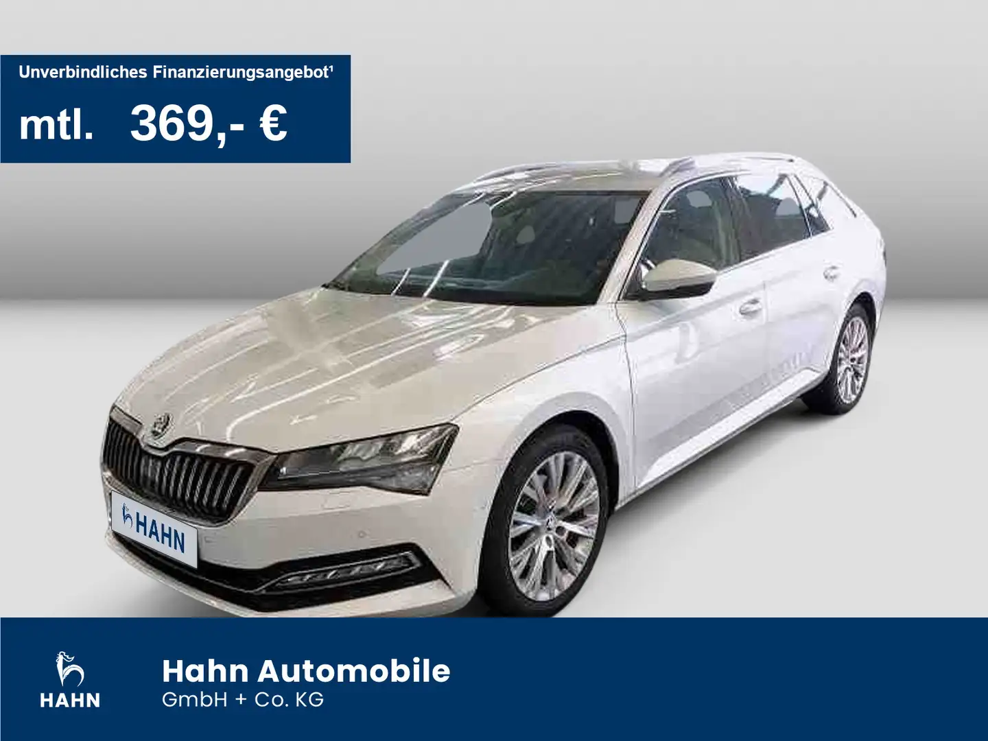 Skoda Superb Combi 2.0 TDI DSG Style AHK Standhzg Navi Weiß - 1