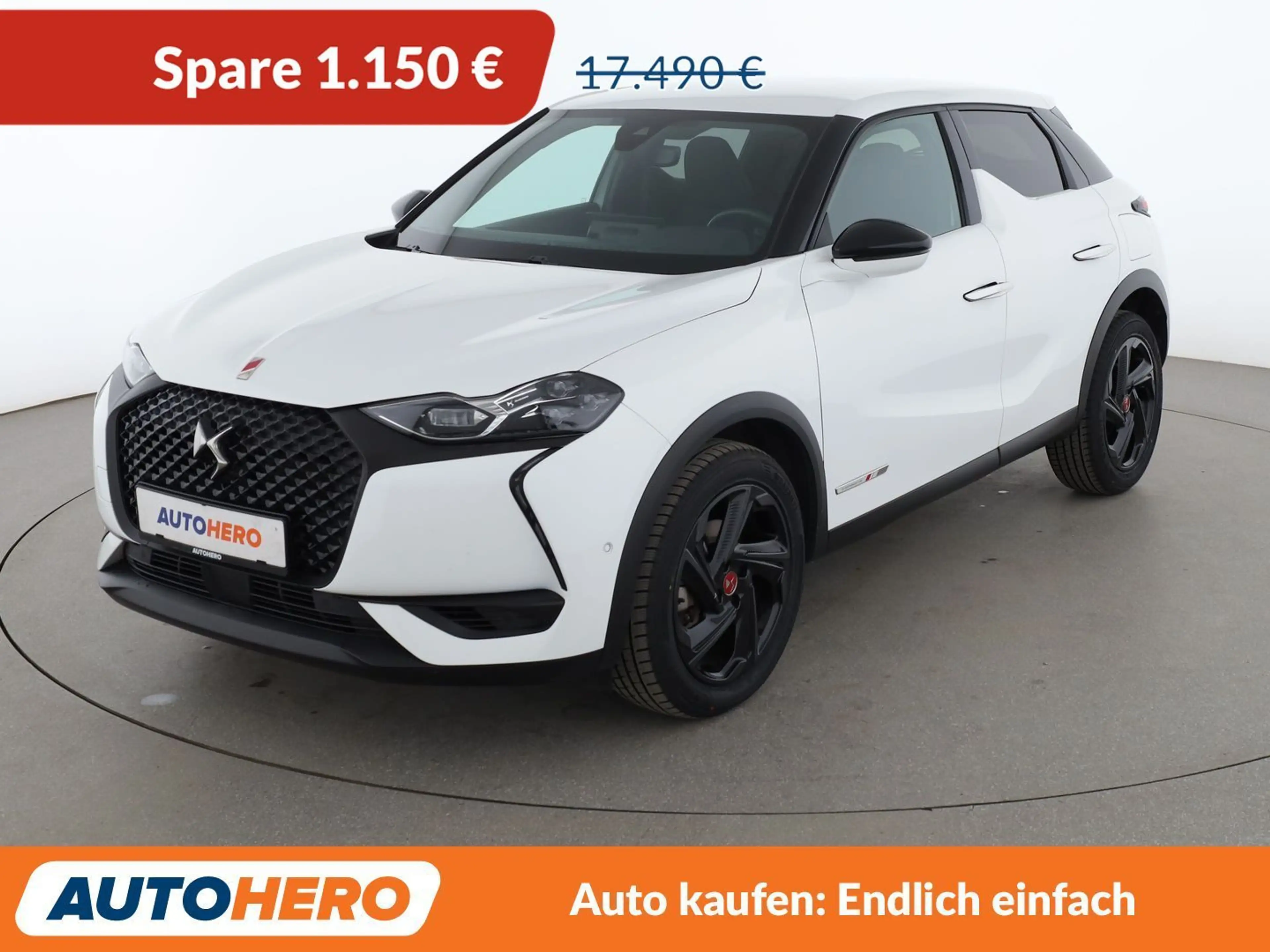 DS Automobiles DS 3 Crossback 1.5 Blue-HDi Performance Line Plus Aut.*NAVI*LED*