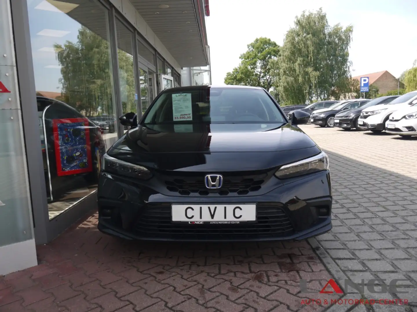 Honda Civic i-MMD Hybrid EU6d e HEV 2.0 Elegance Navi digitale Noir - 2