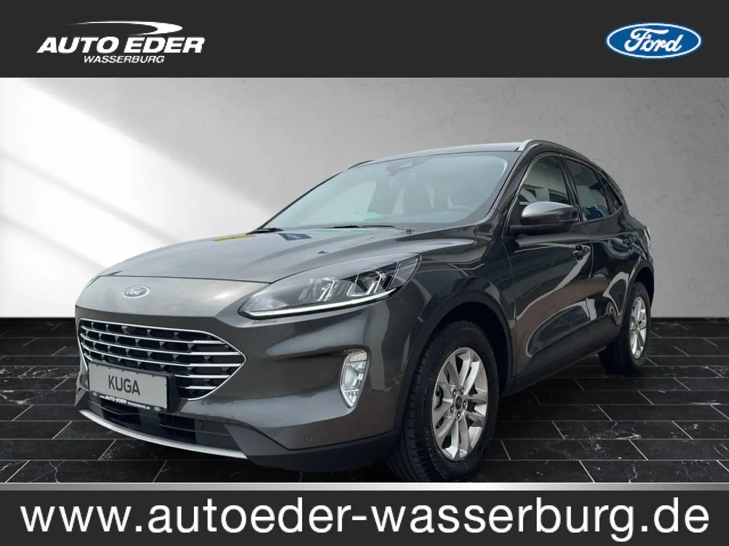 Ford Kuga Titanium 2.0 EcoBlue Automatik Bluetooth Navi Grau - 1