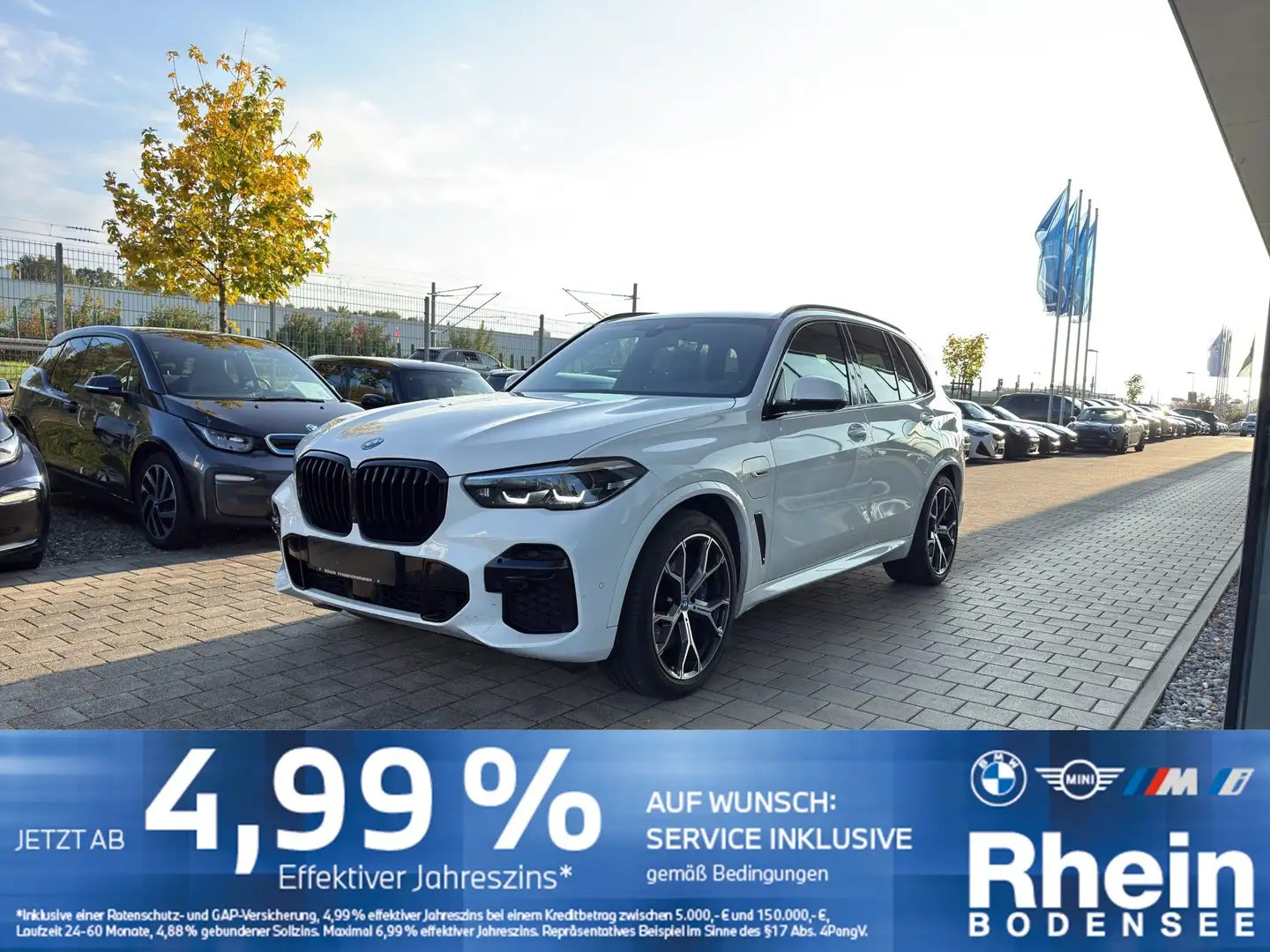 BMW X5 xDrive45e M Sport ACC 360° H&K Komfortzugang Weiß - 1