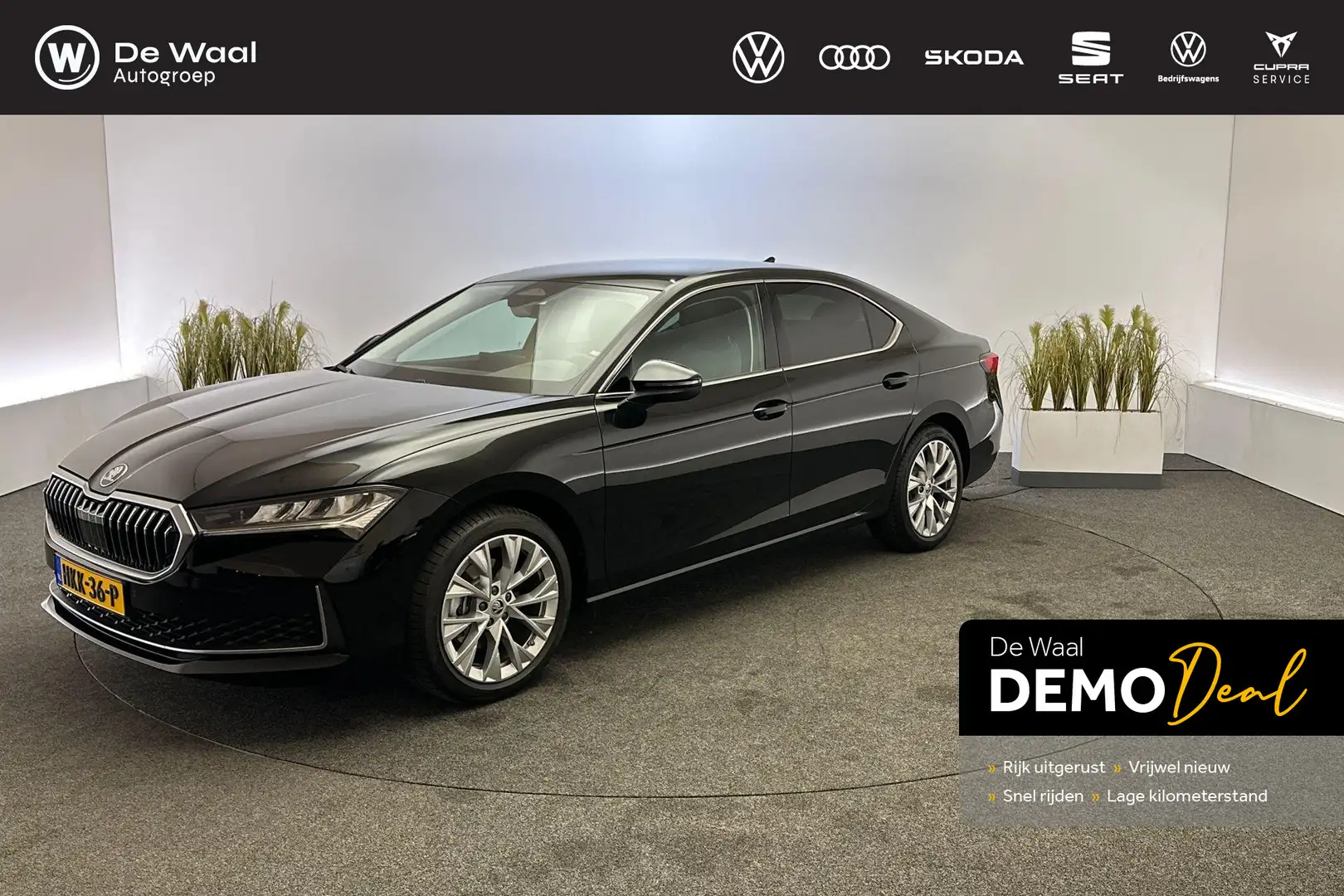 Skoda Superb 1.5 TSI 150pk DSG MHEV First Edition | Achteruitri Zwart - 1