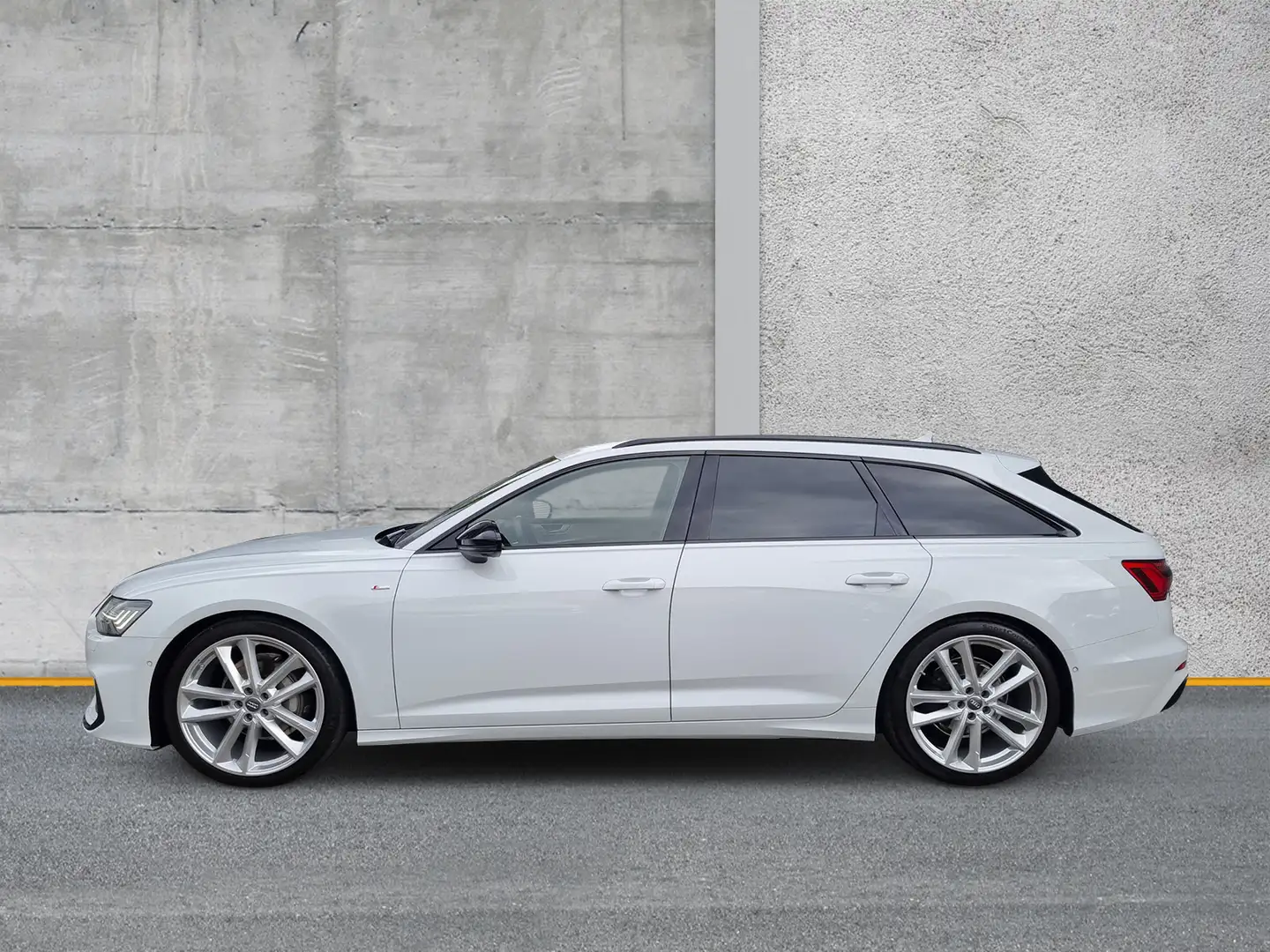 Audi A6 Avant 40 TDI qu 2x S line HD-MATRIX B&O STANDHZ... Weiß - 2