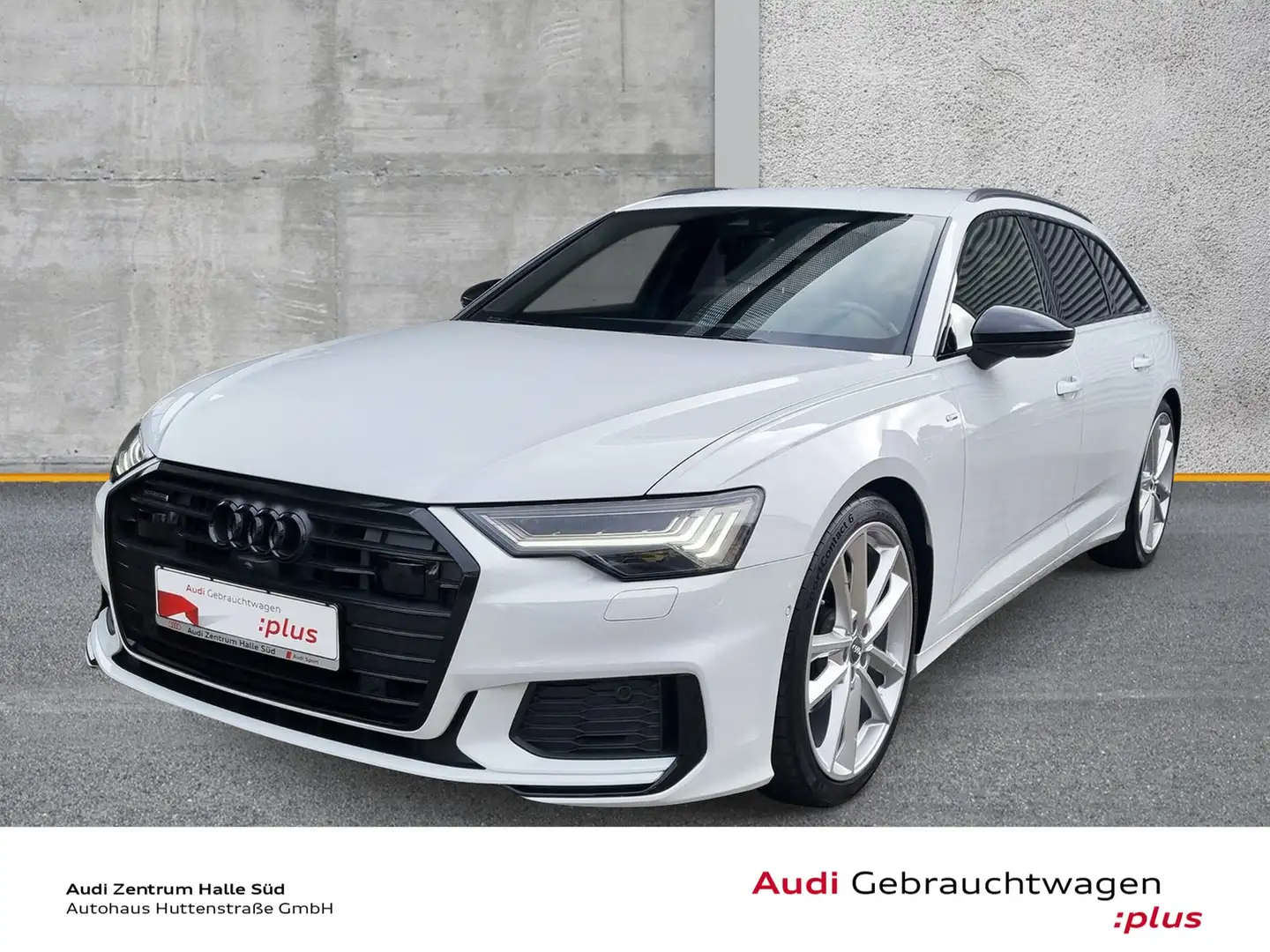 Audi A6 Avant 40 TDI qu 2x S line HD-MATRIX B&O STANDHZ... Weiß - 1