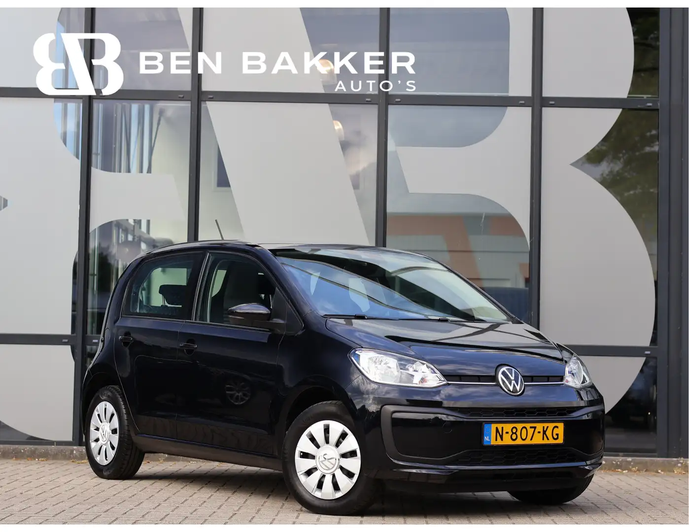 Volkswagen up! 1.0 5-deurs *Airco*DAB*APP Connect*BTW* Schwarz - 1