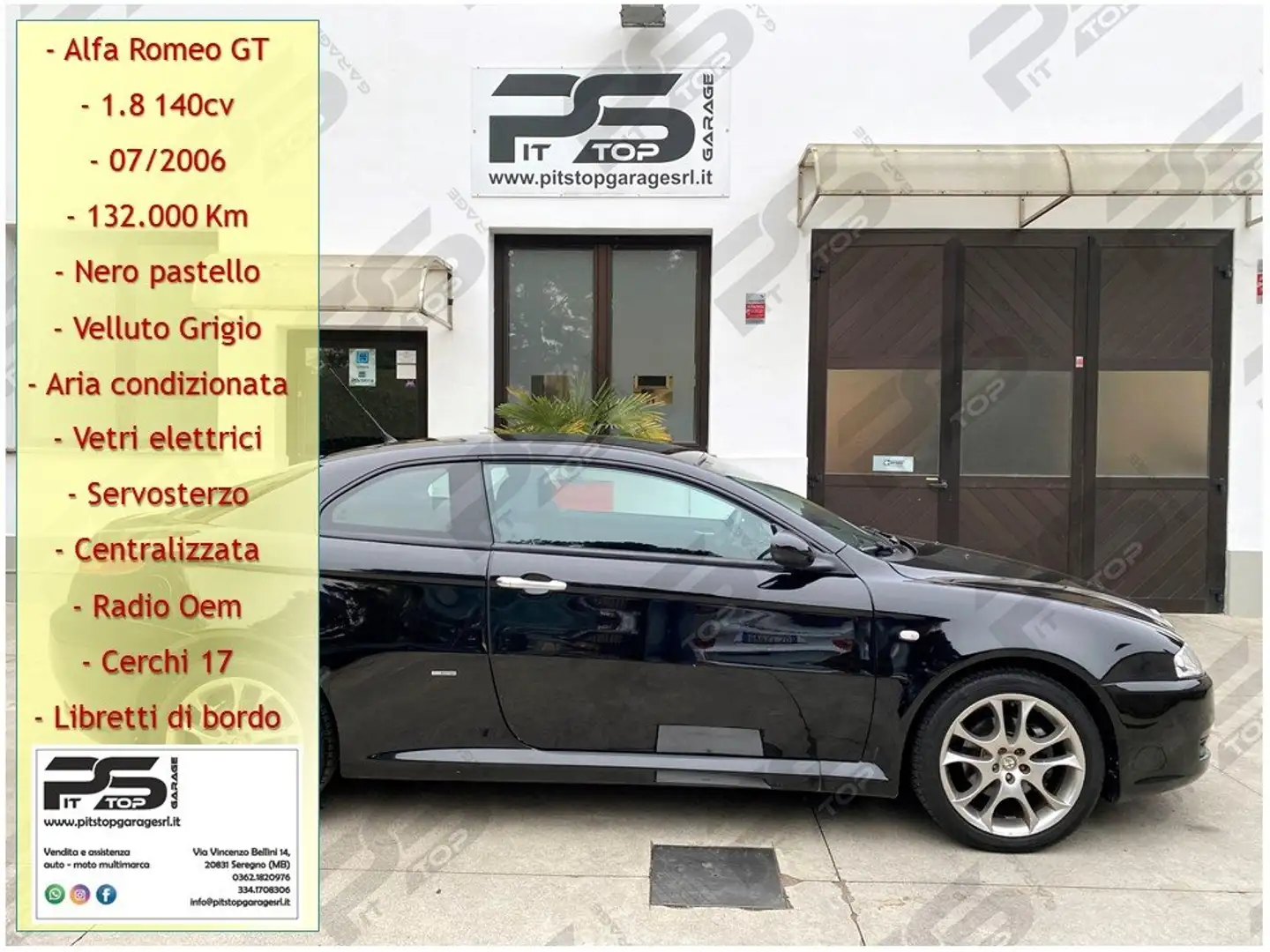 Alfa Romeo GT GT 1.8 Twin Spark 140cv Negro - 1