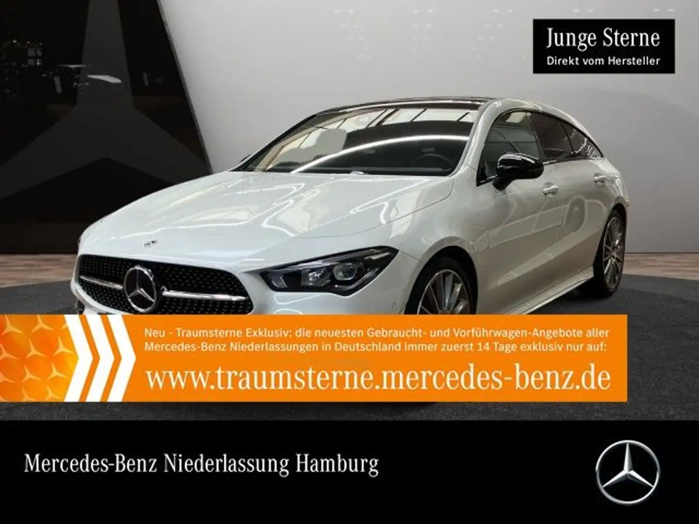 Mercedes-Benz CLA 200 AMG+NIGHT+PANO+AHK+LED+KAMERA+19" Weiß - 1