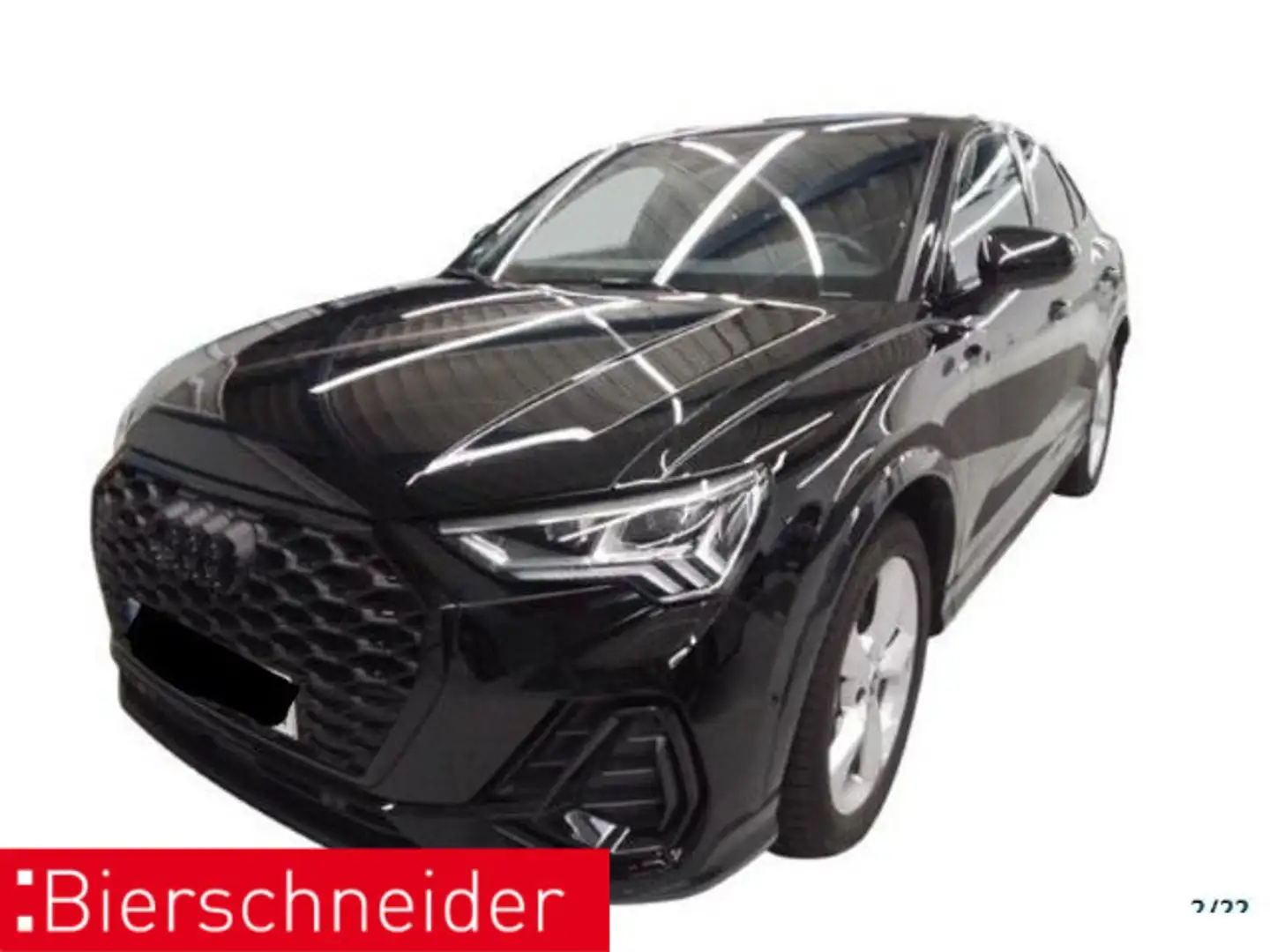 Audi Q3 40 TDI qu S line AHK PANO MATRIX 20 Schwarz - 2
