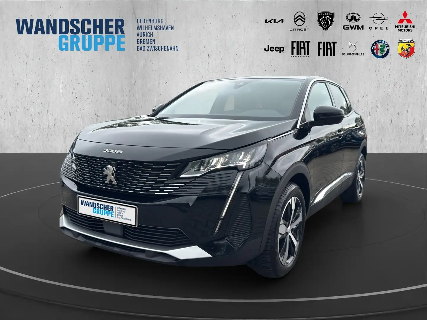 Peugeot 3008 Allure Pack 1.5 BlueHDi 130 +Navi+Kam.+SHZ Schwarz - 1